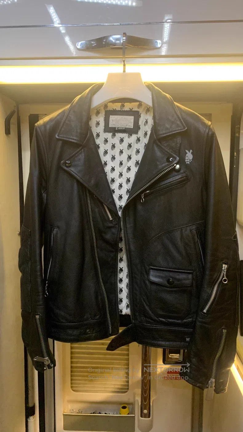 Neighborhood Neighborhood Biker Leather Jacket Size US S / EU 44-46 / 1 - 1 Thumbnail