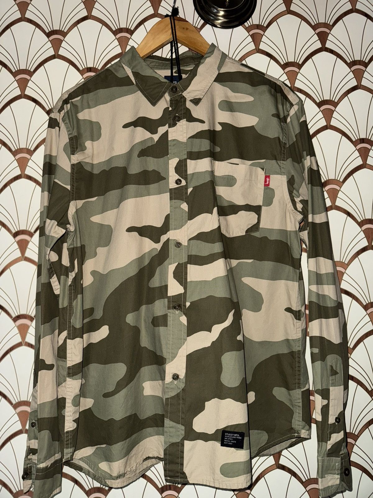 Stussy Stussy Camo shirt Size US M / EU 48-50 / 2 - 1 Thumbnail