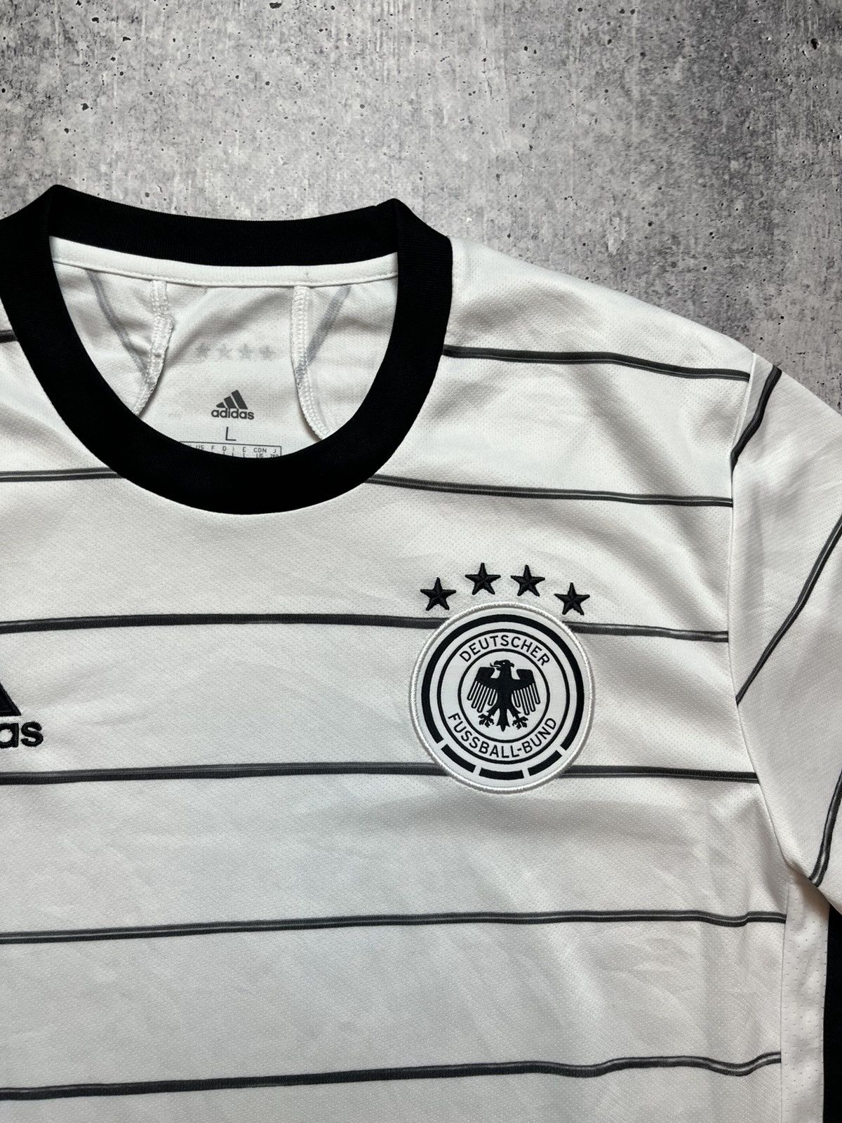 Adidas GERMANY 2020 2021 HOME SOCCER JERSEY ADIDAS EH6105 SZ L Size US L / EU 52-54 / 3 - 5 Thumbnail
