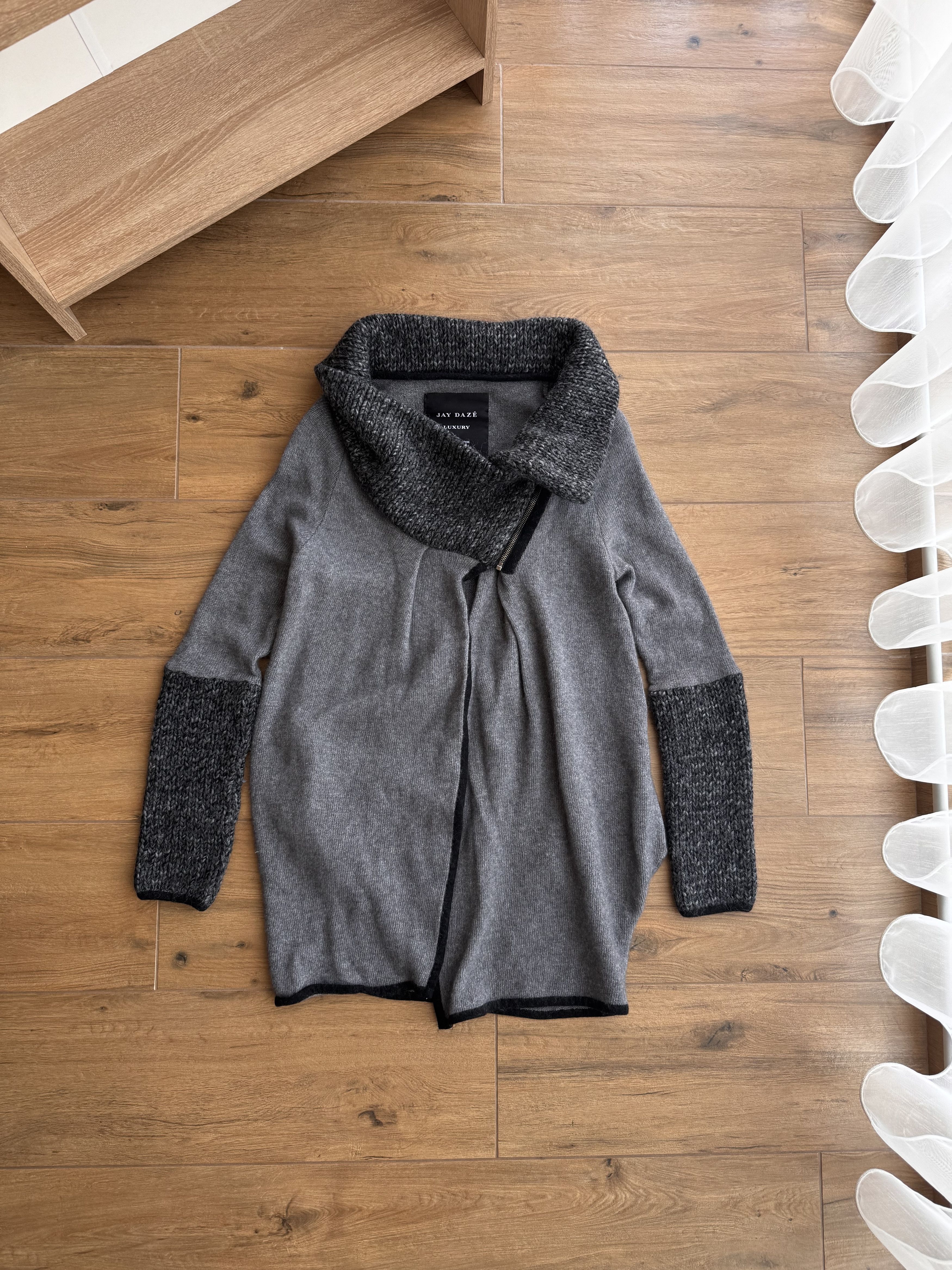 Vintage Vintage Jay Daze Luxury by Dmitri Lange Merino Wool Cardigan Size S / US 4 / IT 40 - 3 Thumbnail
