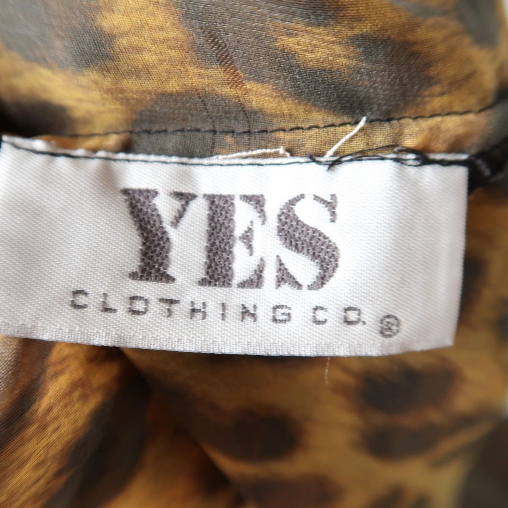 Vintage VINTAGE YES Brown Leopard Print Sheer Wrap Crop Blouse Top M Womens 90s Size M / US 6-8 / IT 42-44 - 5 Thumbnail