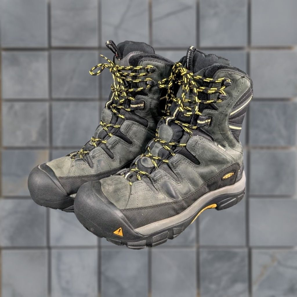 KEEN KEEN Summit County II 450g Insulated Winter Hiking Boots Mens 9 Waterproof -35°F Gray/Black Winter Hiking Mens 9 Waterproof Boots Size US 9 / EU 42 - 1 Thumbnail
