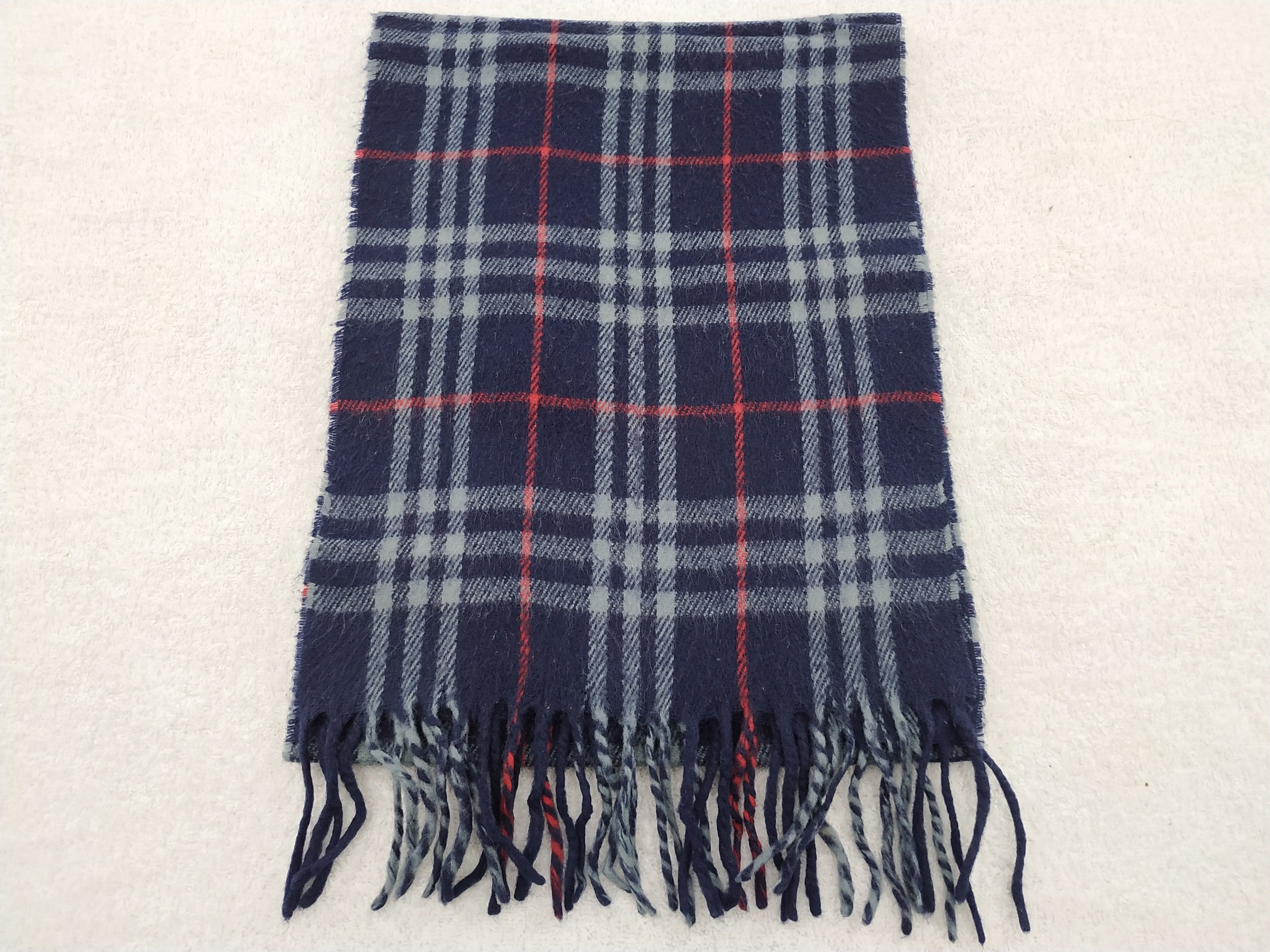 Burberry × Vintage Burberry Scarf / Muffler / Neckwear - WW220 Size ONE SIZE - 2 Thumbnail