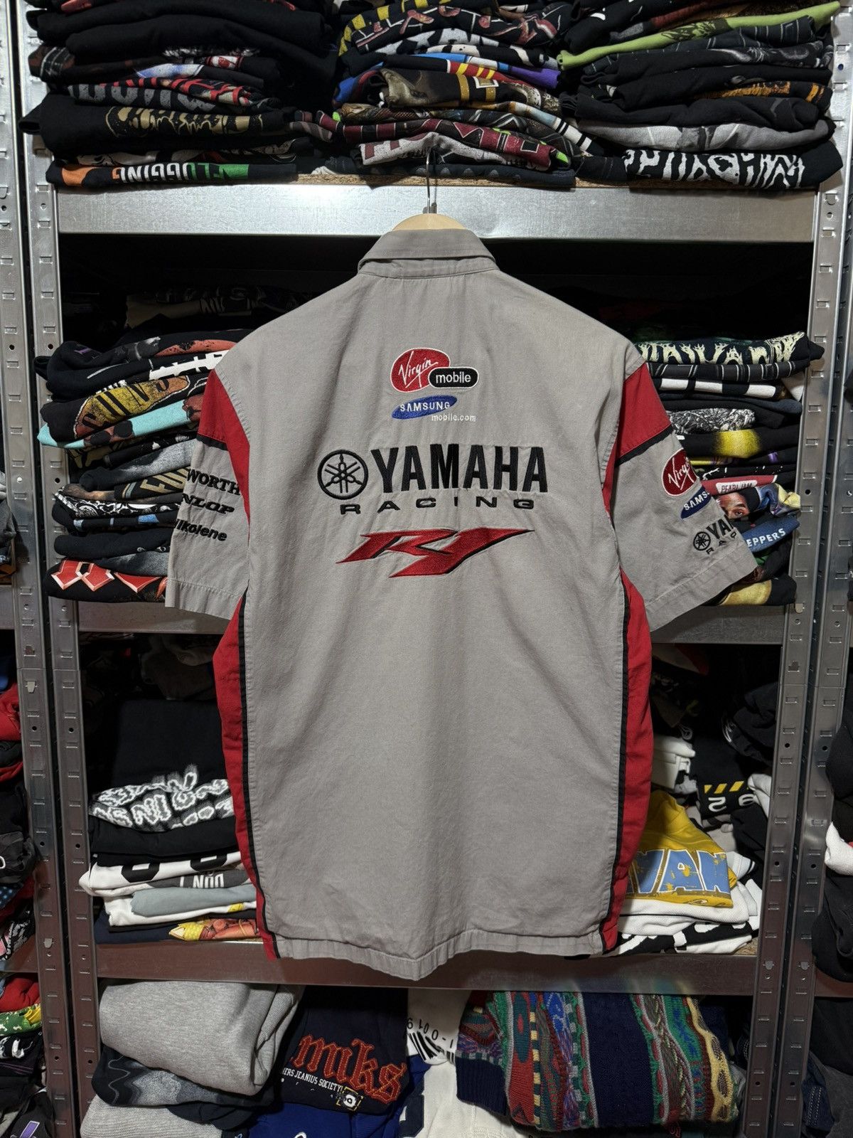 Yamaha Vintage Yamaha Racing Samsung Mobile K1 Full Zip Shirt Size US S / EU 44-46 / 1 - 2 Thumbnail
