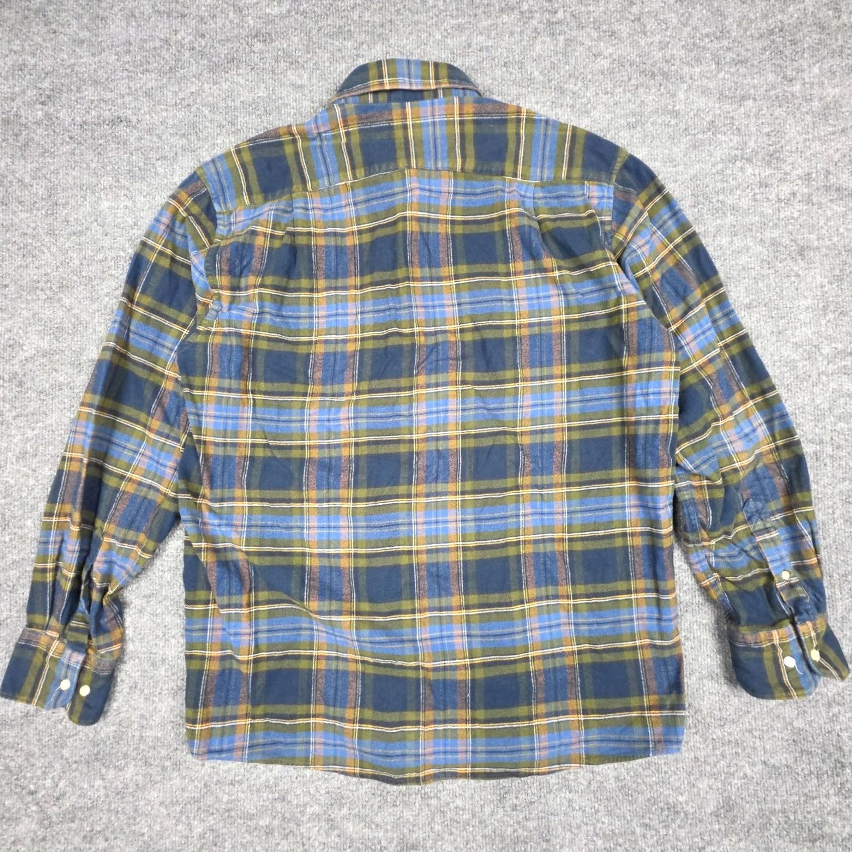 Barbour Barbour Castlebay Flannel Shirt Men's XL Plaid Oxford Button Up 100% Cotton Size US XL / EU 56 / 4 - 3 Thumbnail