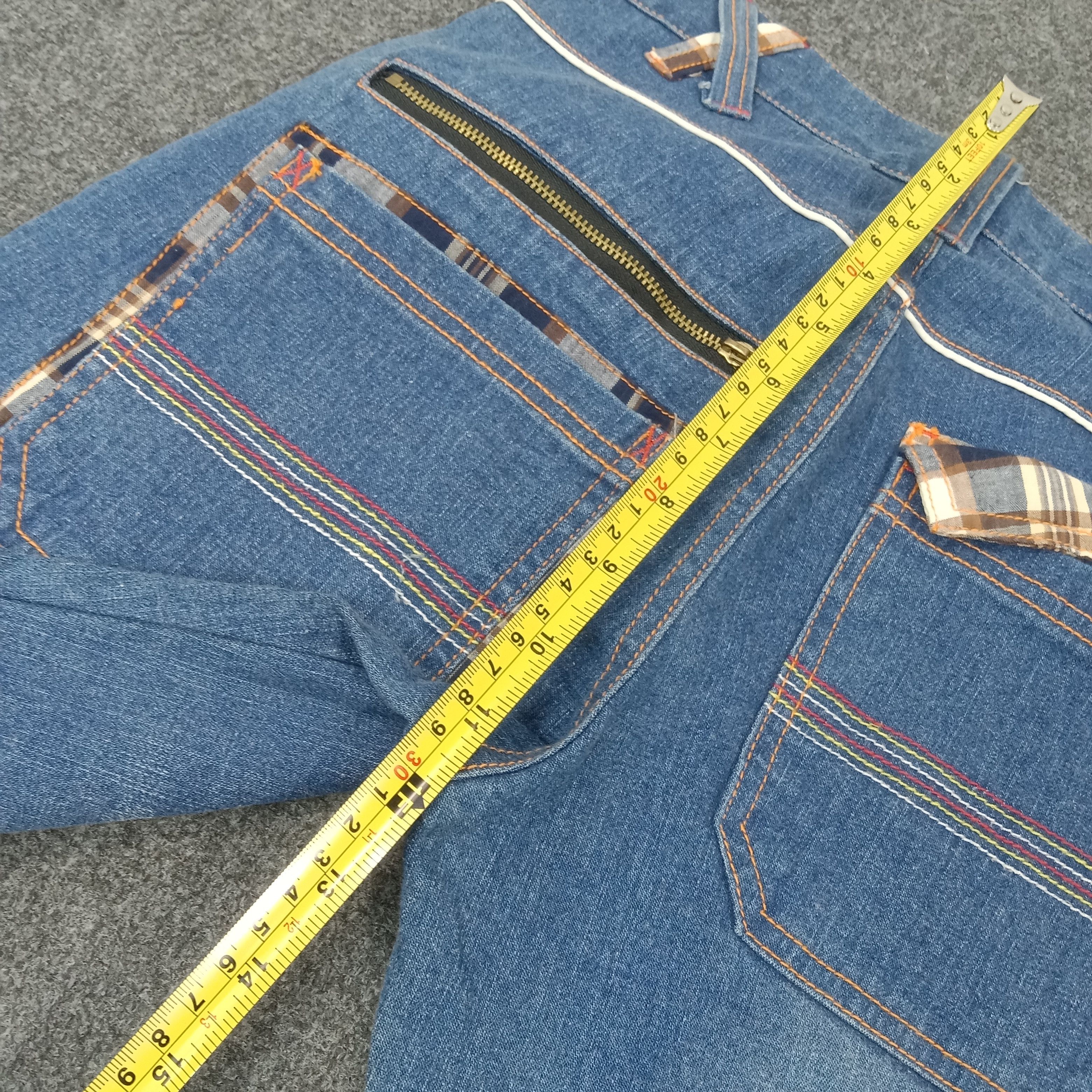 If Six Was Nine × Vintage Skulls XYZ Japanese Style Denim Jeans C217N12 Size US 26 / EU 42 - 8 Thumbnail