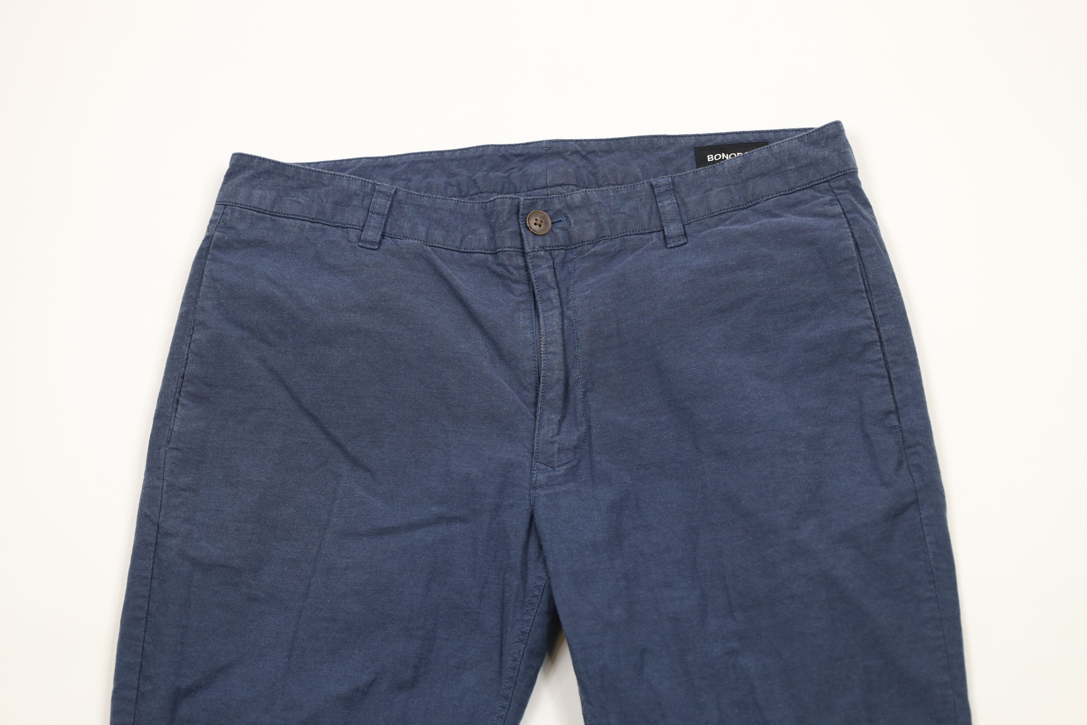 Bonobos × Vintage Bonobos Lightweight Tailored Fit Chino Pants Trousers Blue Size US 34 / EU 50 - 2 Thumbnail