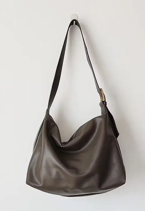 Japanese Brand Fashion retro pu leather messenger bag vintage shoulder bag Size ONE SIZE - 3 Thumbnail