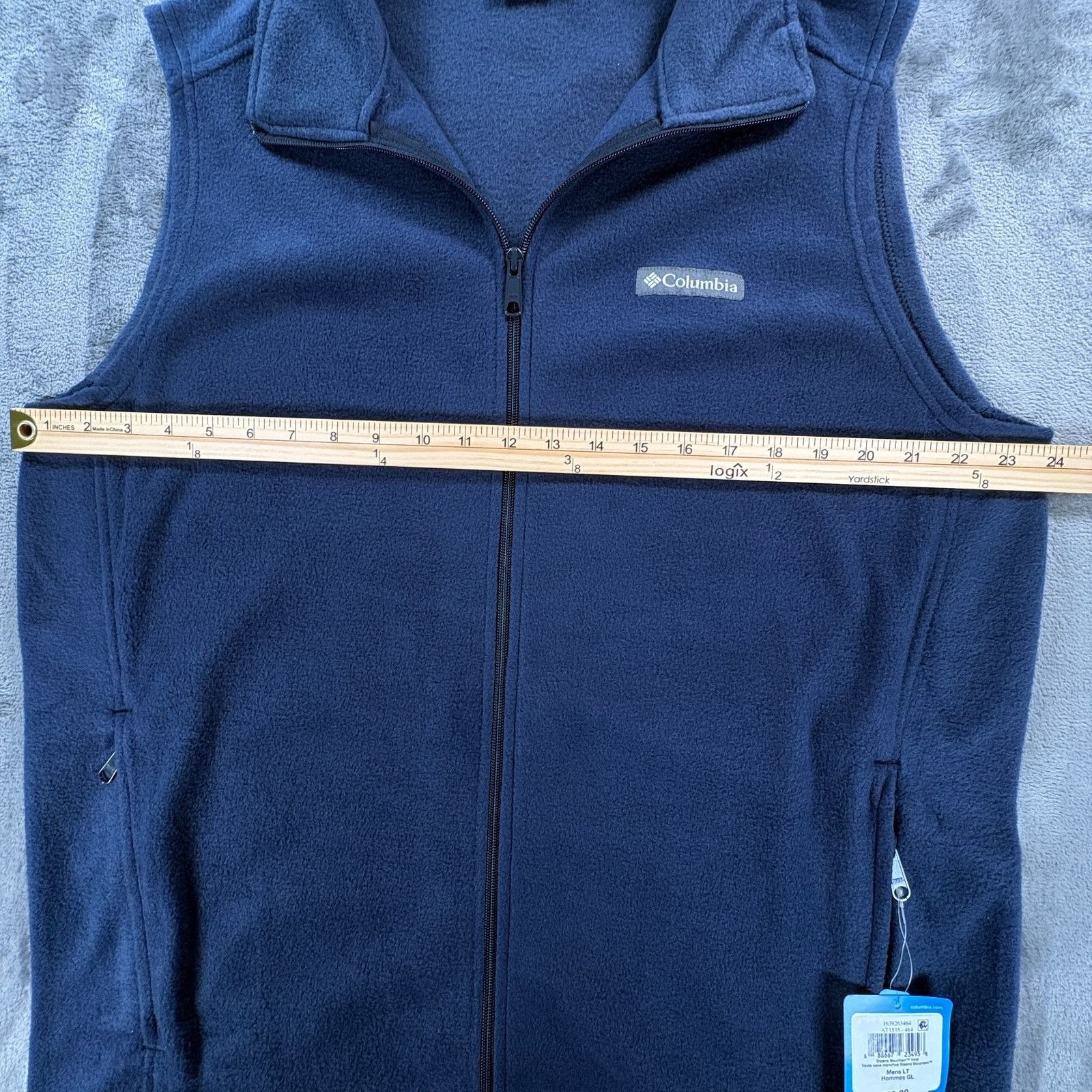 Columbia Columbia Steens Mountain Vest Mens Large Navy Fleece Full Zi Size US L / EU 52-54 / 3 - 6 Thumbnail