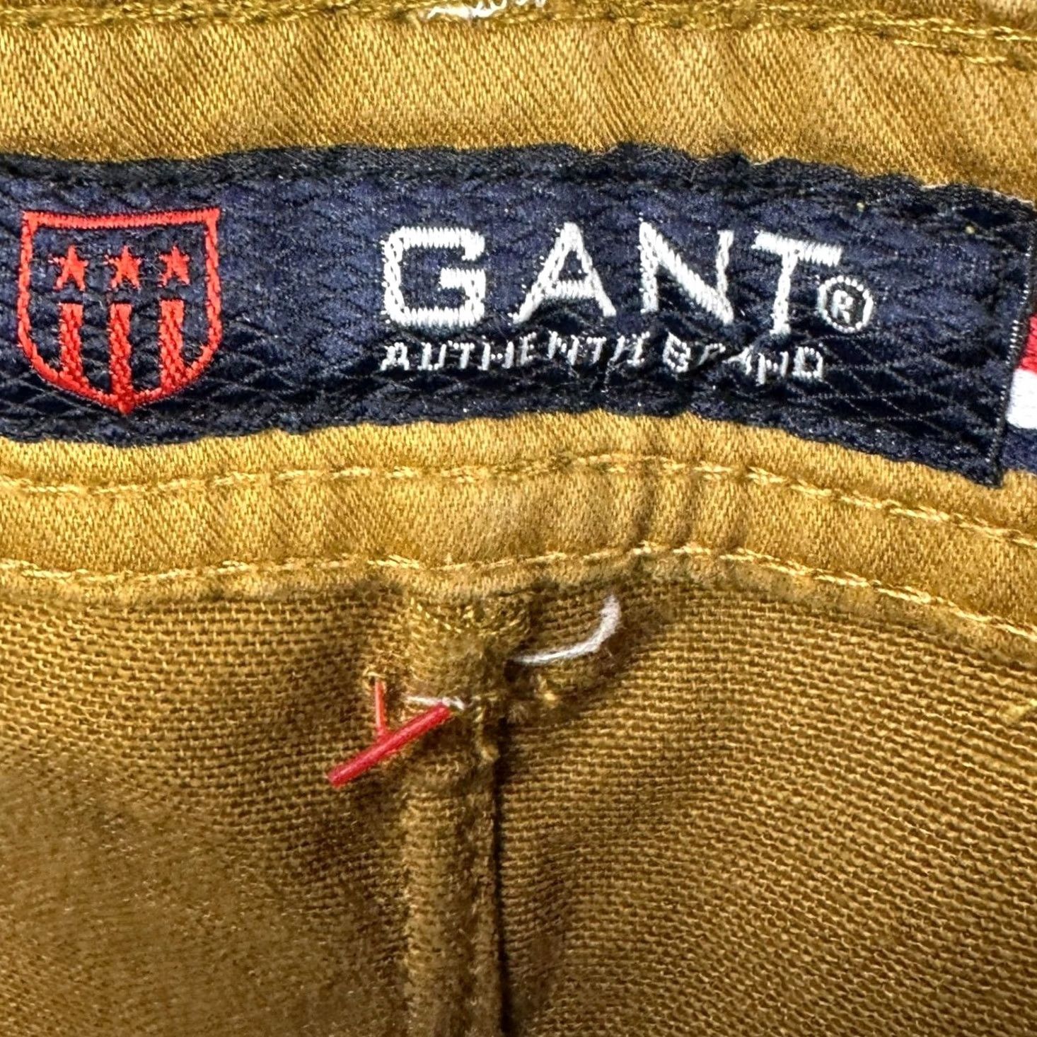 Gant Gant Khaki Pants Men 34 Brown Slim Straight Chino Pocket Casual Classic Comfort Size US 34 / EU 50 - 4 Thumbnail