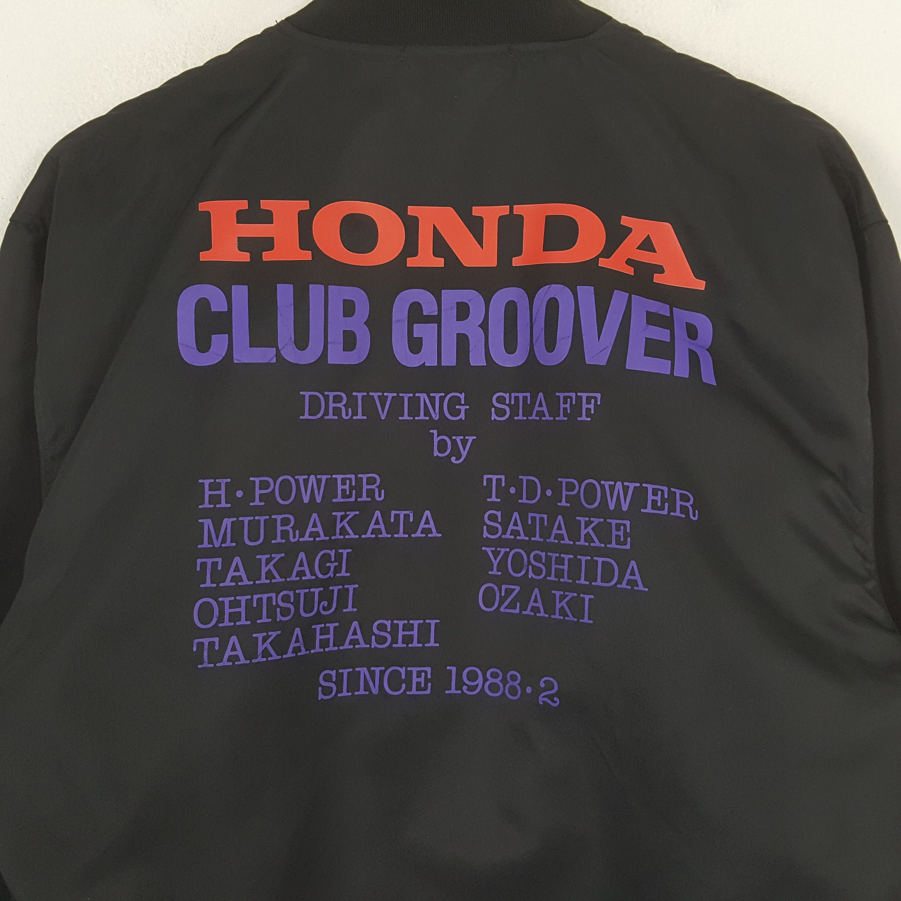 Honda × Vintage Vintage HONDA Japanese Racing Team Jacket C289N26 Size US L / EU 52-54 / 3 - 2 Thumbnail