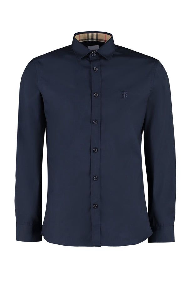 Burberry BURBERRY Stretch poplin cotton shirt Size US M / EU 48-50 / 2 - 2 Thumbnail