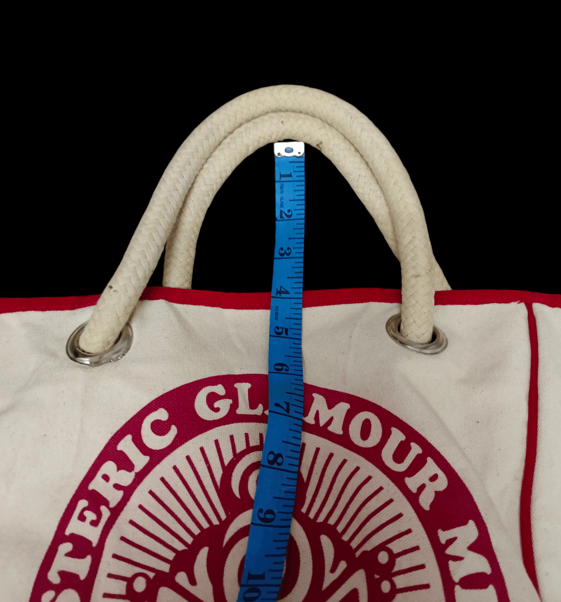 Hysteric Glamour HYATERIC GLAMOUR 2009 LUCK'N CANVAS BAG Size ONE SIZE - 7 Thumbnail