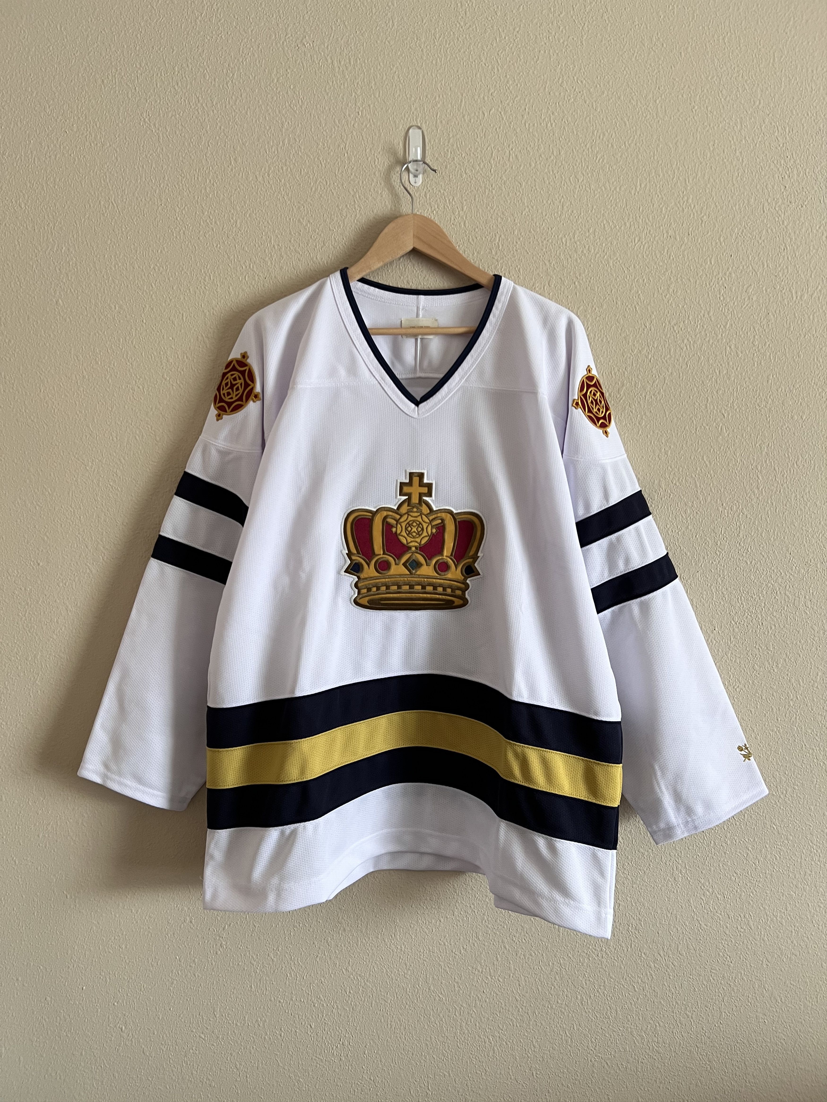 Pull Hockey Jersey Aime Leon Dore ALD - Sweater En Coton Jet Black, Logo Brodé, Taille XL Neuf Avec Étiquettes