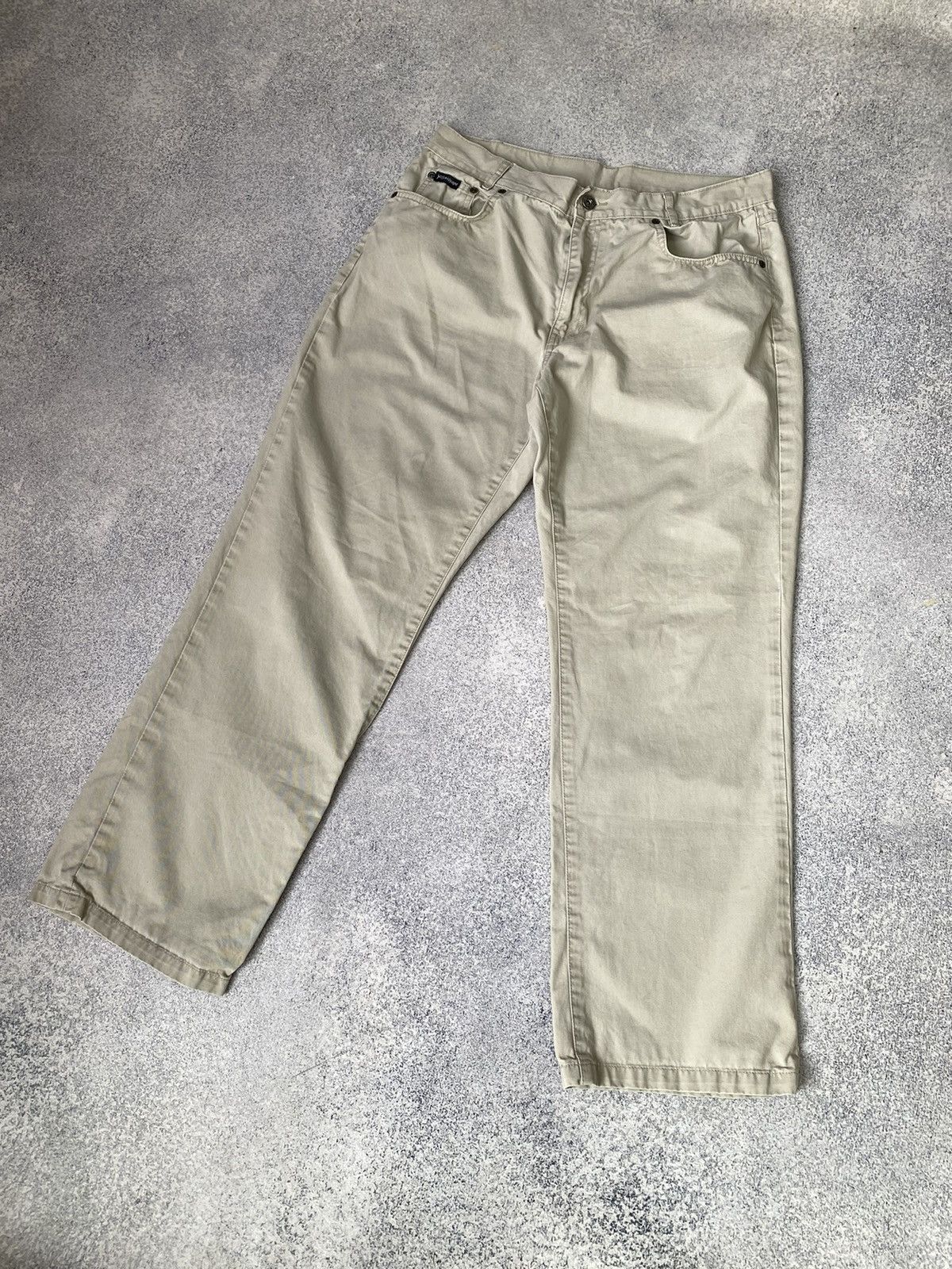 Designer × Vintage × Yves Saint Laurent Vintage Yves Saint Laurent Pants Trousers Embroidered Logo Size US 32 / EU 48 - 6 Thumbnail