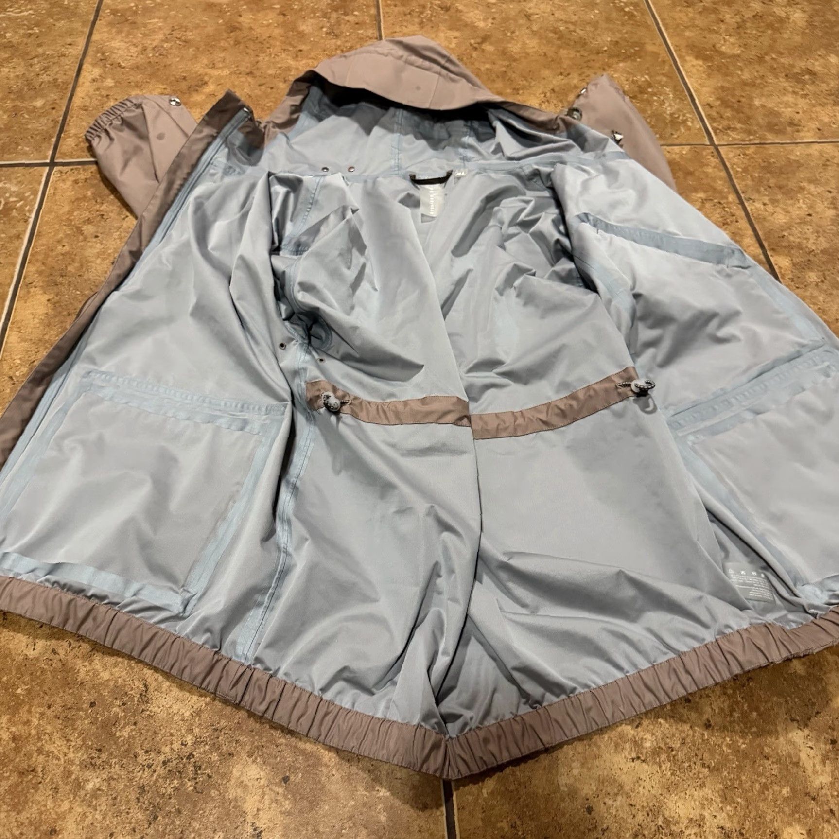 The Arrivals VINTAGE The Arrivals Jacket Mens XL Heavy Rain Parka Safari Hooded Cargo Casual Brown Polyester Softshell Full Zip Mens Size US XL / EU 56 / 4 - 5 Thumbnail
