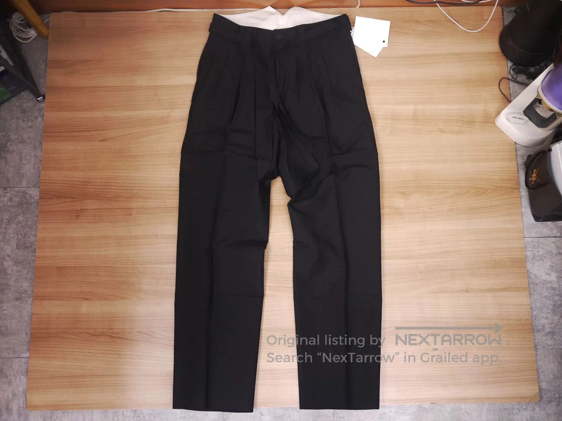 visvim hakama pants in black size 2.