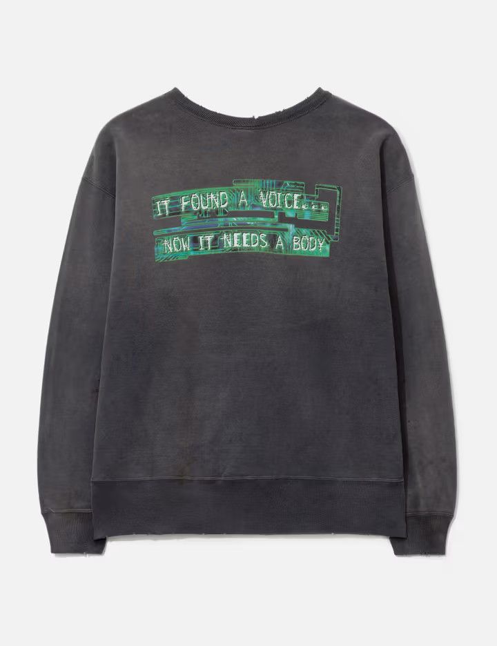 Saint Michael o1mle0326 Ghost in The Shrll Crewneck Sweatshirt in Black Size US L / EU 52-54 / 3 - 4 Thumbnail