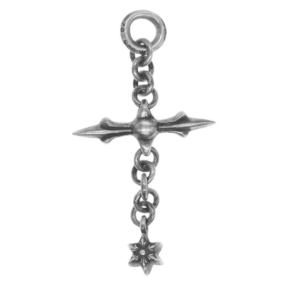 chrome-hearts-chrome-hearts-roly-link-cross-charm-grailed