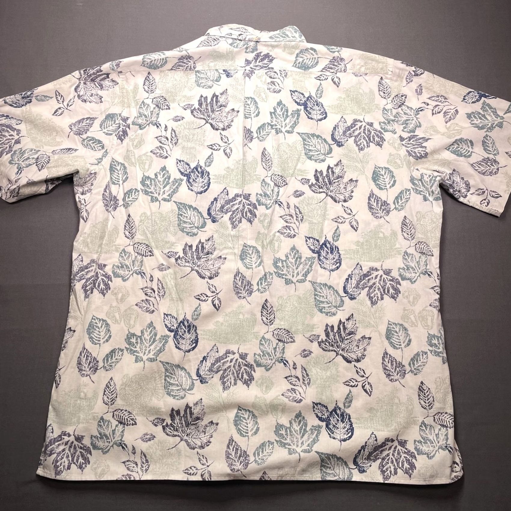 Reyn Spooner Reyn Spooner Shirt Mens 2XL White Leaf Hawaiian Aloha Short Sleeve Button Up Size US XXL / EU 58 / 5 - 5 Thumbnail