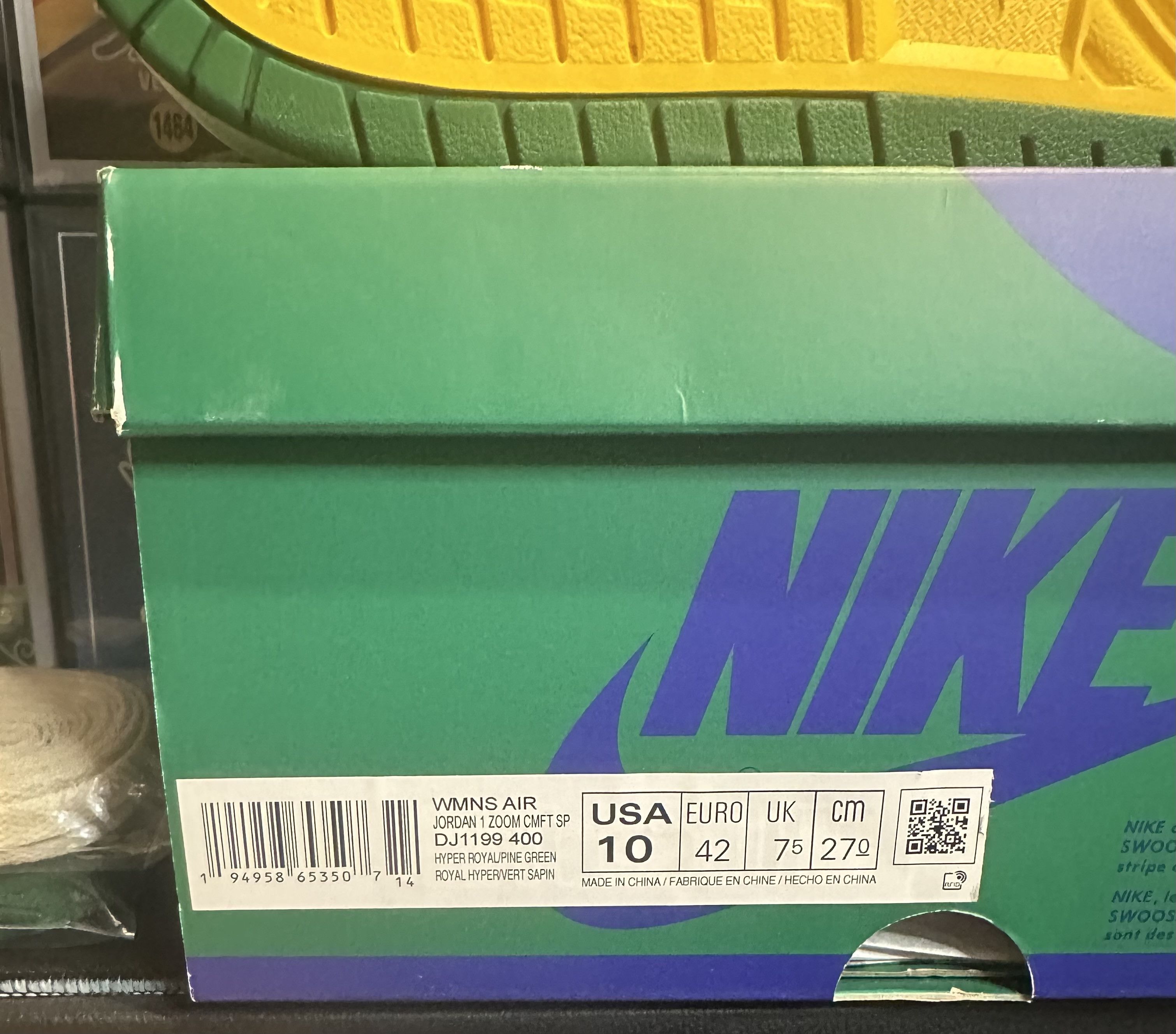 Jordan Brand Air Jordan 1 High Zoom Air CMFT 'Aleali May Califia' Size US 8.5 / EU 41-42 - 10 Thumbnail