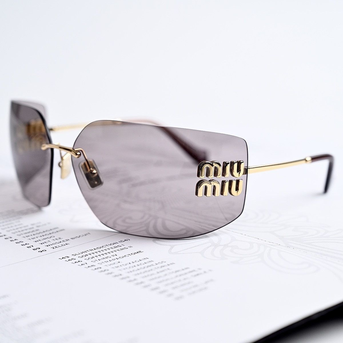 Miu Miu MIU MIU 0MU 54YS SUNGLASSES Size ONE SIZE - 2 Thumbnail