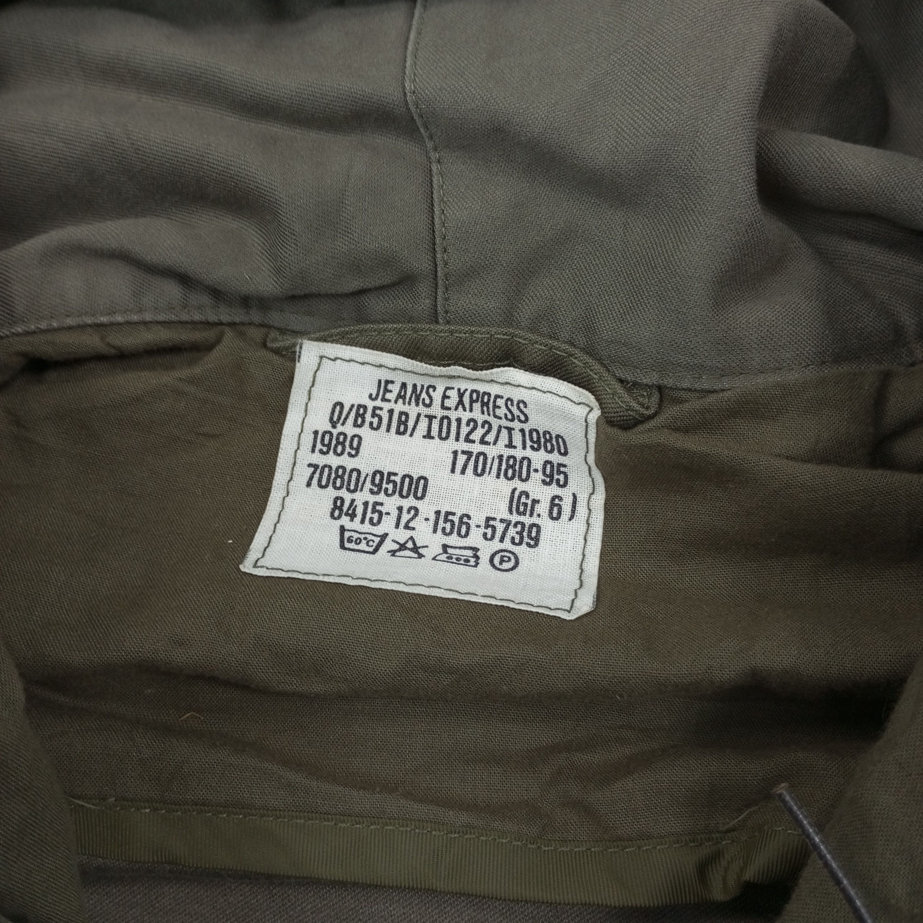 Vintage Jeans Express Military Style Jacket c233n5 Size US L / EU 52-54 / 3 - 7 Thumbnail