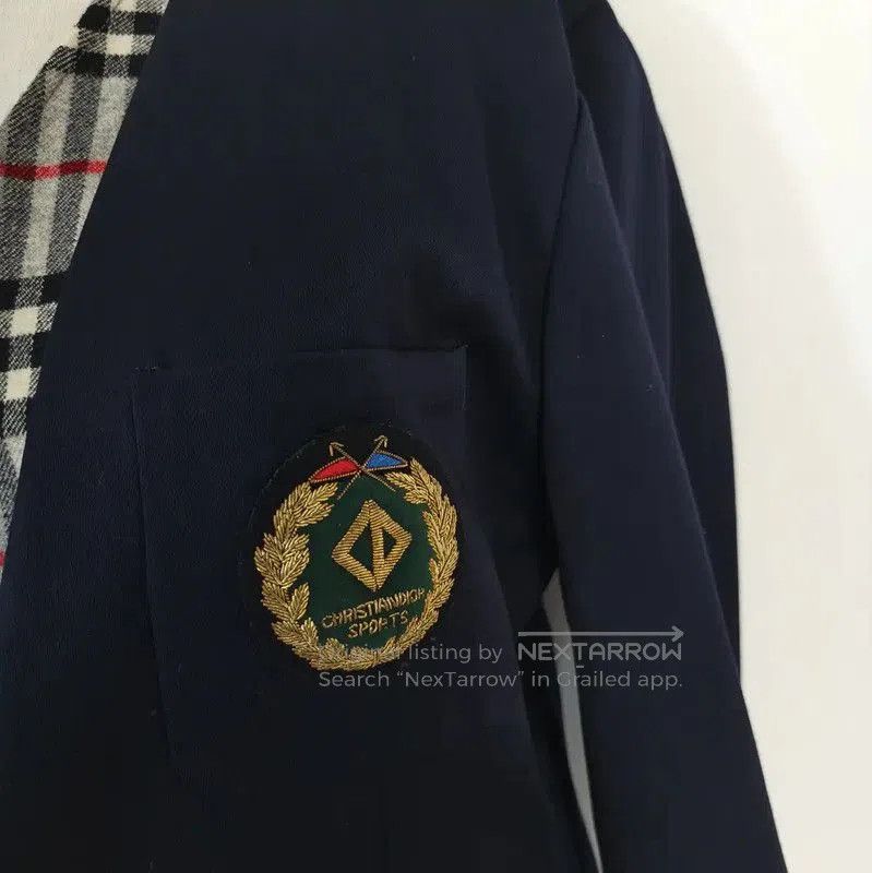 Dior Dior Women's Blue Wool Long Sleeve Cardigan . Size M / US 6-8 / IT 42-44 - 2 Thumbnail