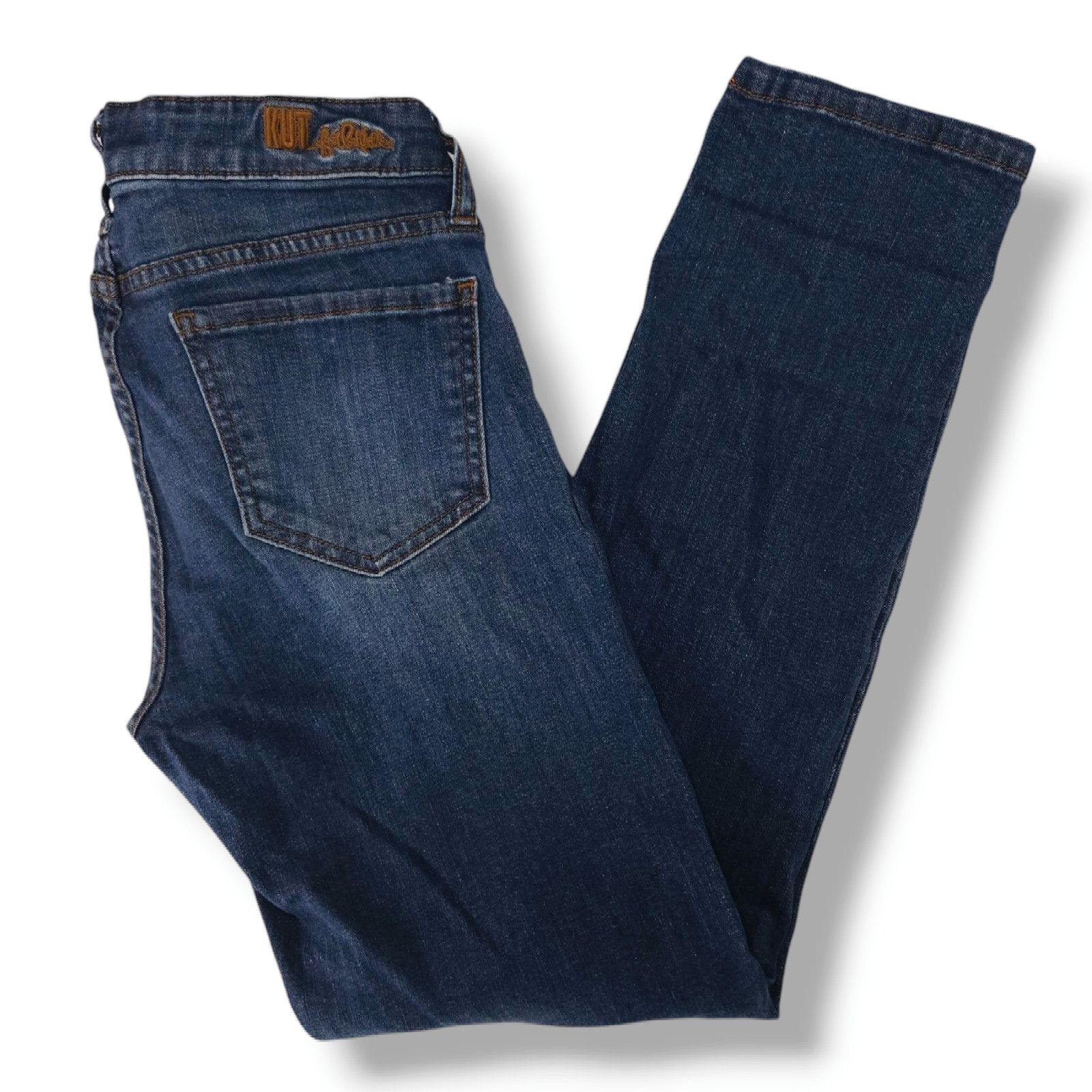 Other EUC Kut from the Kloth Mid-Rise Straight Jeans Sz 4 [27]x28 Size 27" / US 4 / IT 40 - 1 Thumbnail