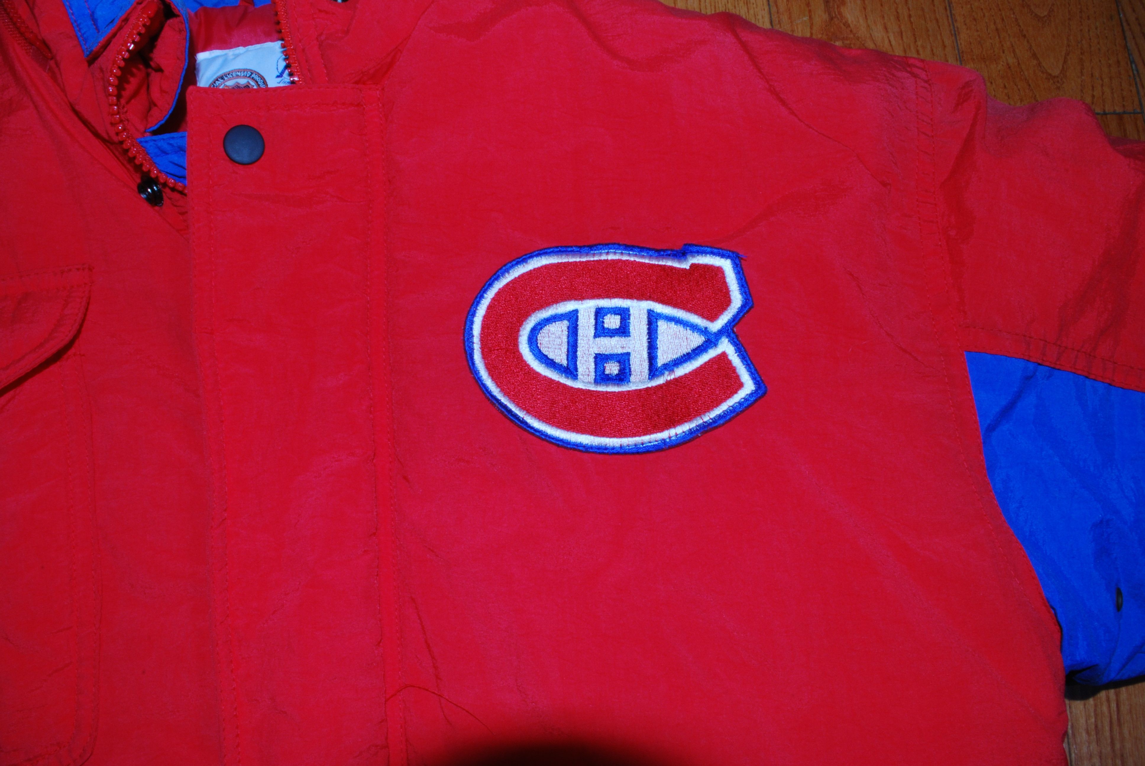 NHL Vintage 1980s NHL Montreal Canadiens Parka Jacket Size US L / EU 52-54 / 3 - 2 Thumbnail