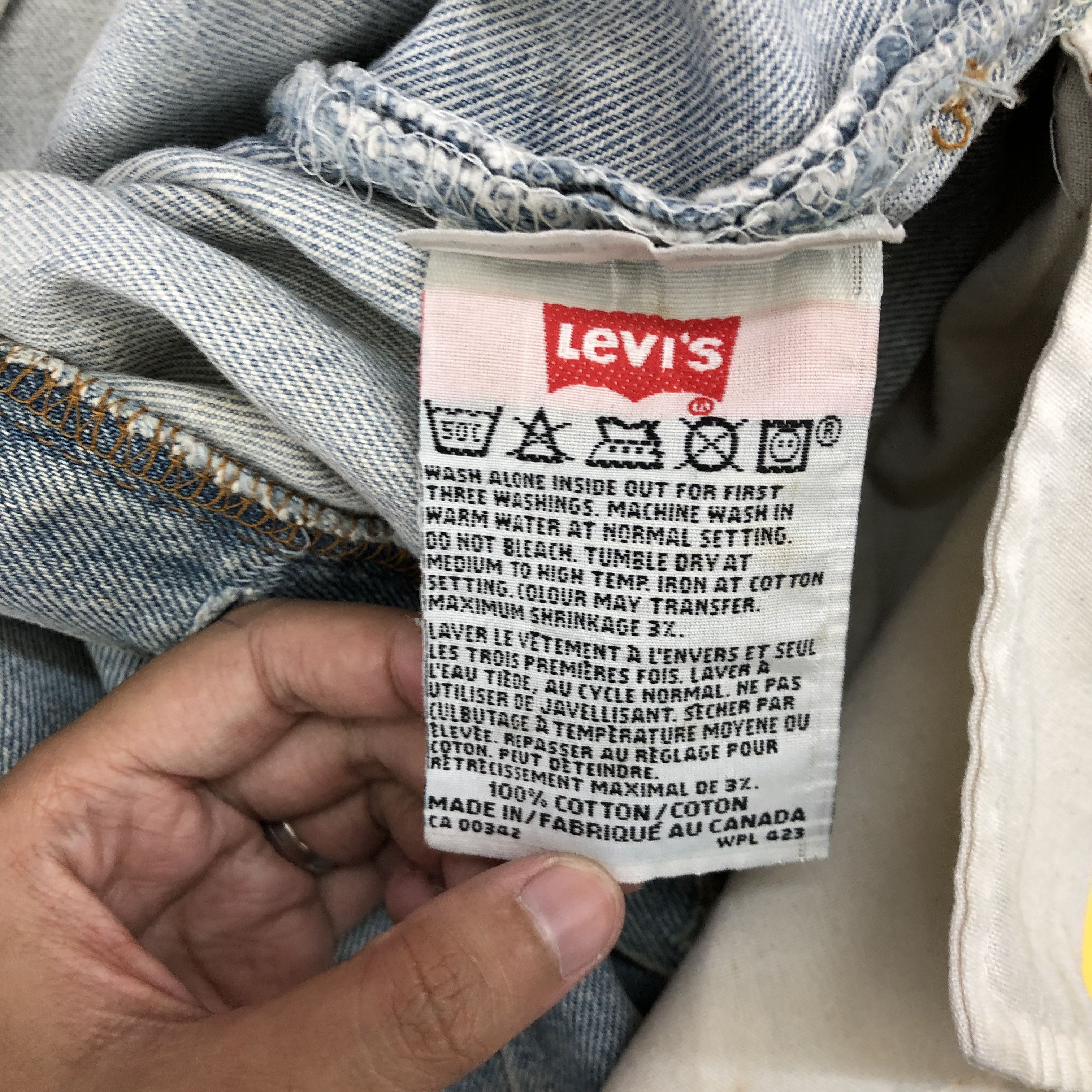 Levi's Vintage Levis 501 Sun Faded Jeans Levi's Light Wash Denim Size US 32 / EU 48 - 8 Thumbnail