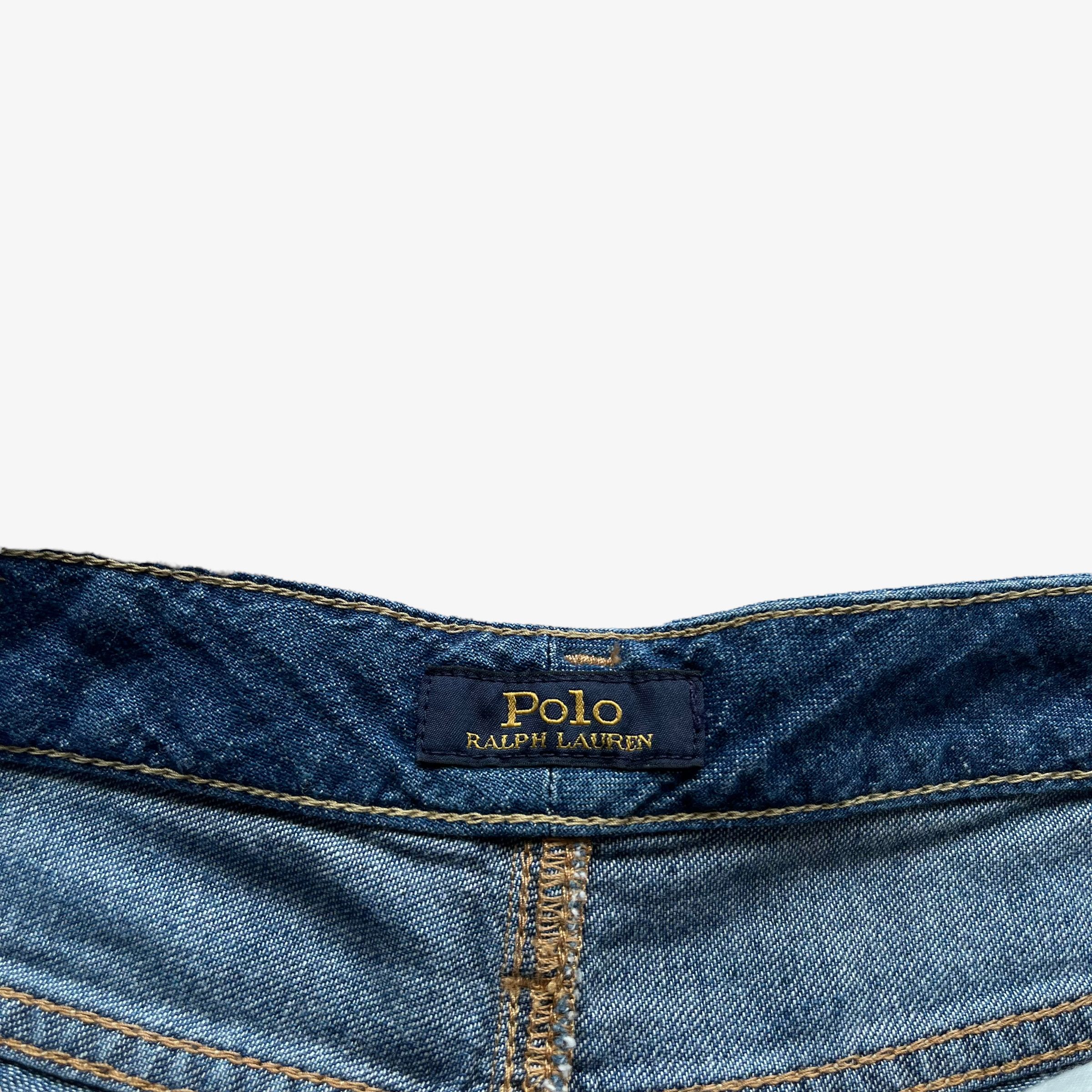 Women's Polo Ralph Lauren Patchwork Blue Jeans