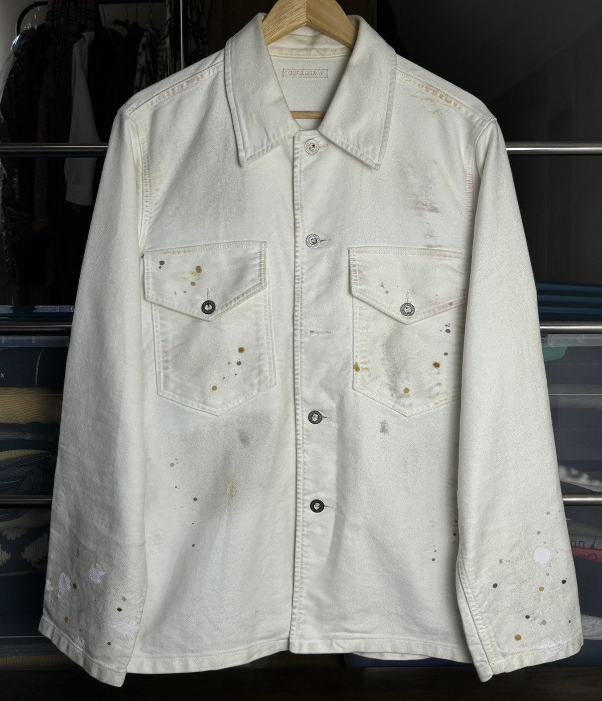 Our Legacy Our Legacy De Con Jacket Decksplatter Dyed By Hand Size US M / EU 48-50 / 2 - 1 Thumbnail