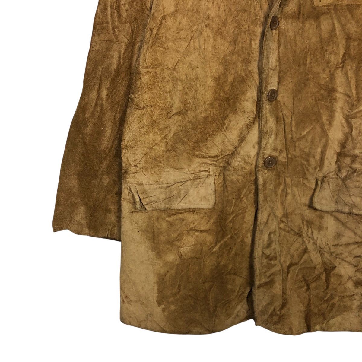Japanese Brand 📌Vintage Biker Leather Jacket Durante Issey Miyake Size US L / EU 52-54 / 3 - 5 Thumbnail