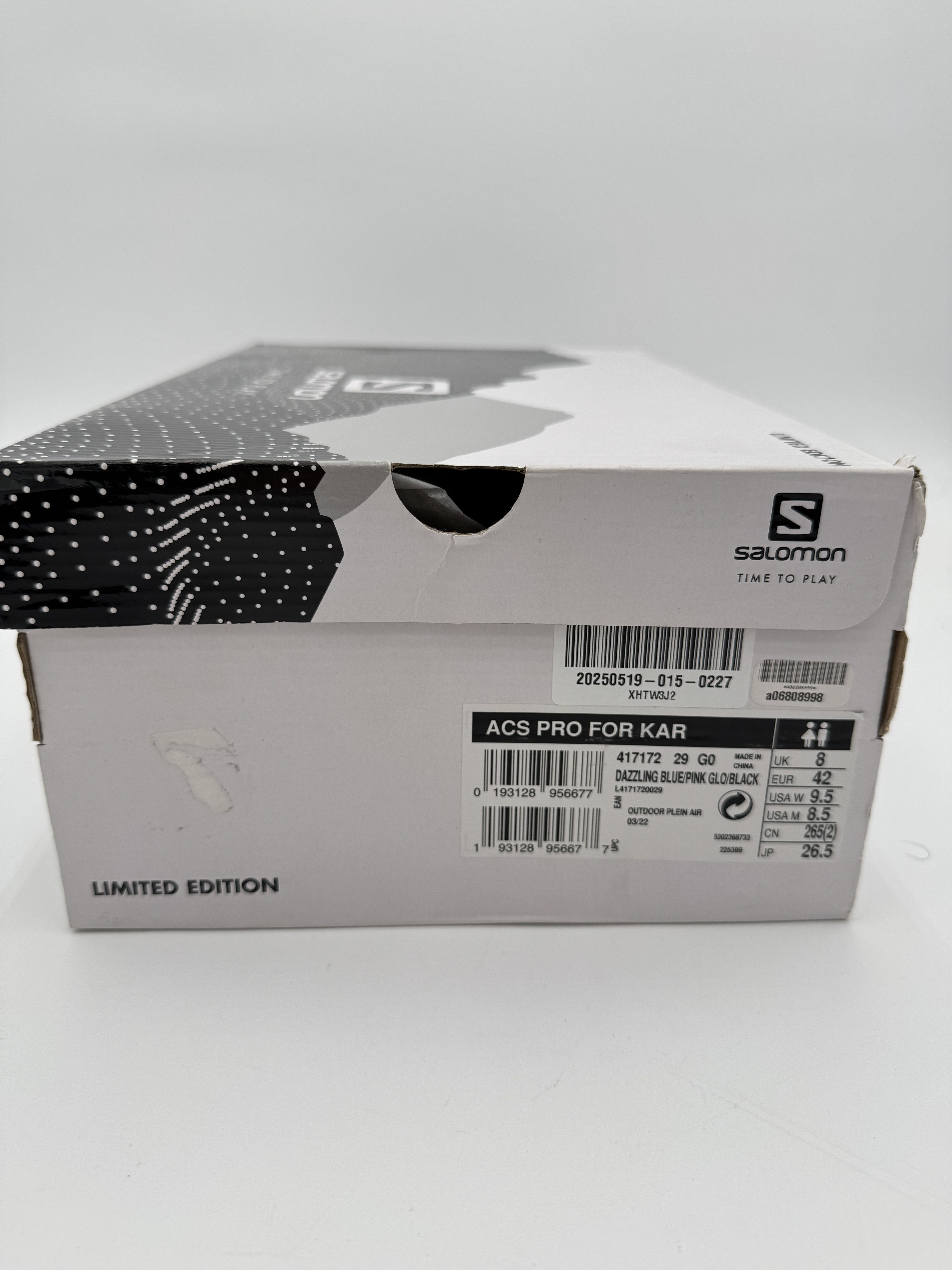Kar × Salomon Kar L'Art de L'Automobile Salomon ACS Pro Advanced Blue Pink Size US 8.5 / EU 41-42 - 9 Thumbnail