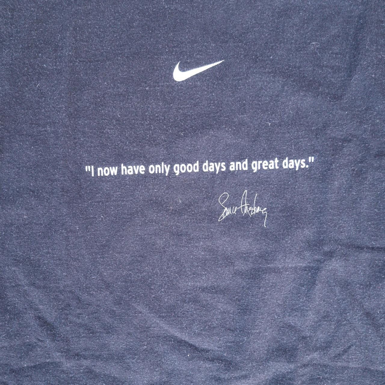 Nike Vintage Nike Lance Armstrong Center Swoosh T Shirt Size US M / EU 48-50 / 2 - 4 Thumbnail