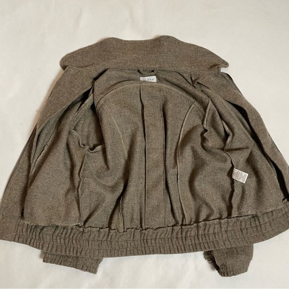 Other Vintage Moto Wool Blend 3/4 Sleeve Jacket Size 6 Size M / US 6-8 / IT 42-44 - 6 Thumbnail