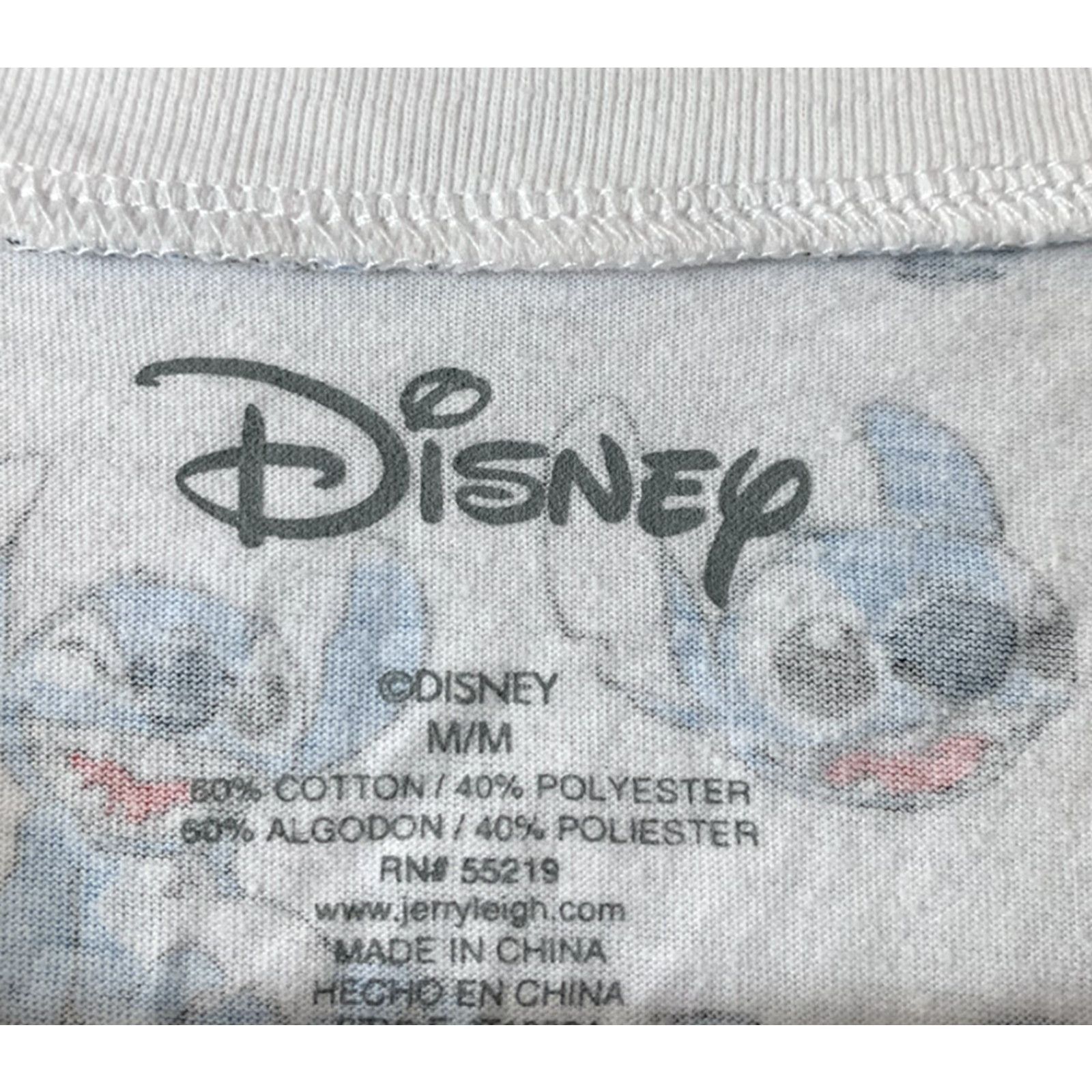 Disney VINTAGE Women Disney Lilo & Stitch Shirt White All over print Size Medium Size M / US 6-8 / IT 42-44 - 3 Thumbnail
