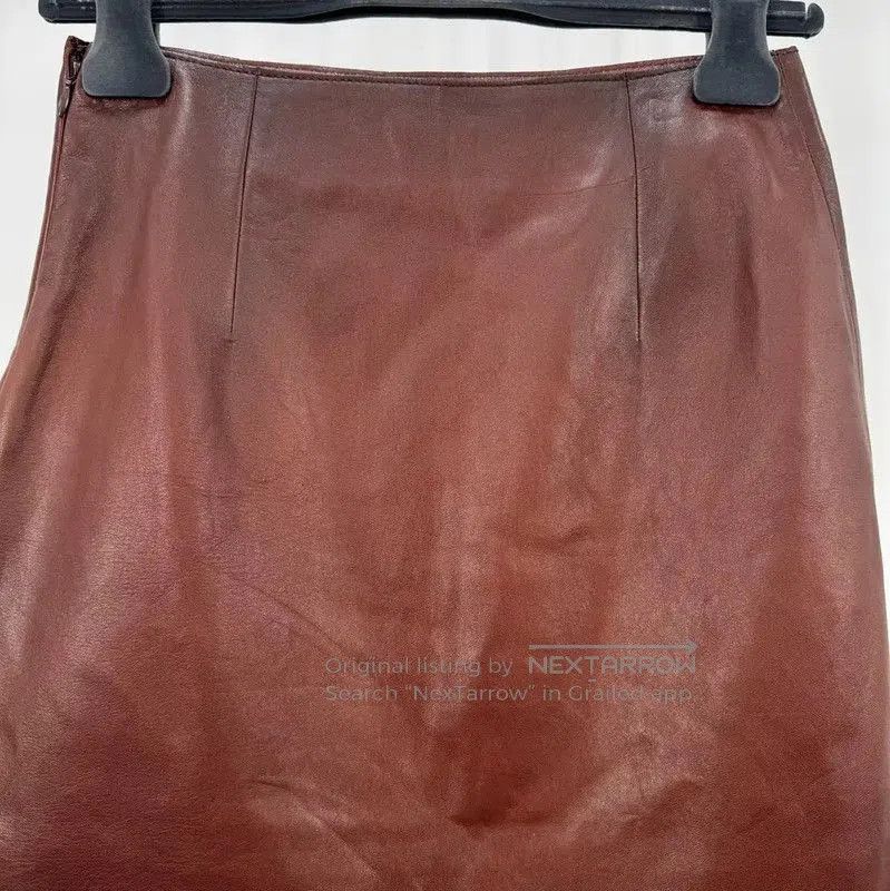 Miu Miu Miu Miu Brown Leather A. Size 24" / US 00 / IT 34 - 3 Thumbnail