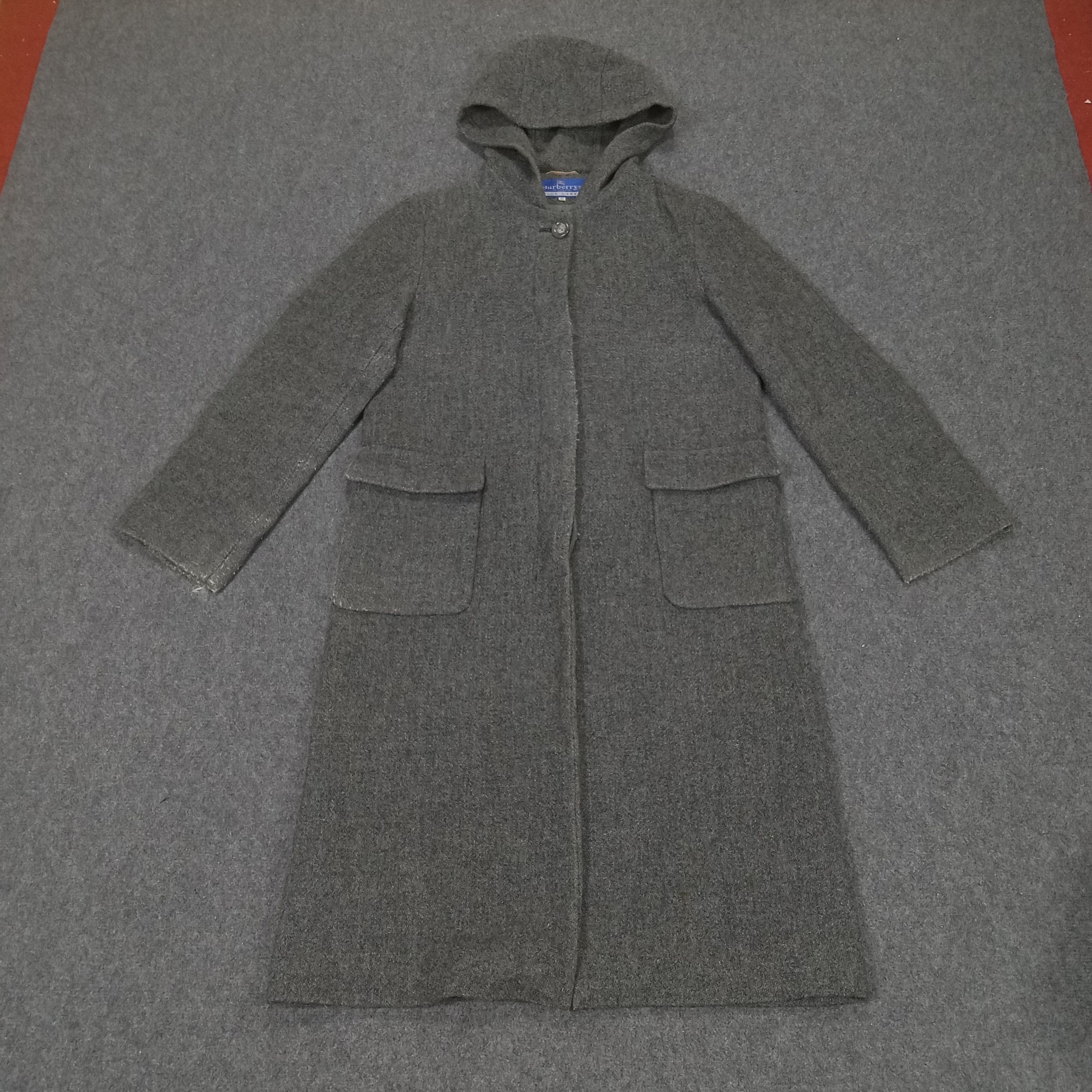 Burberry Burberrys Blue Label Fleece Trench Hoodies Coat Size US S / EU 44-46 / 1 - 1 Thumbnail