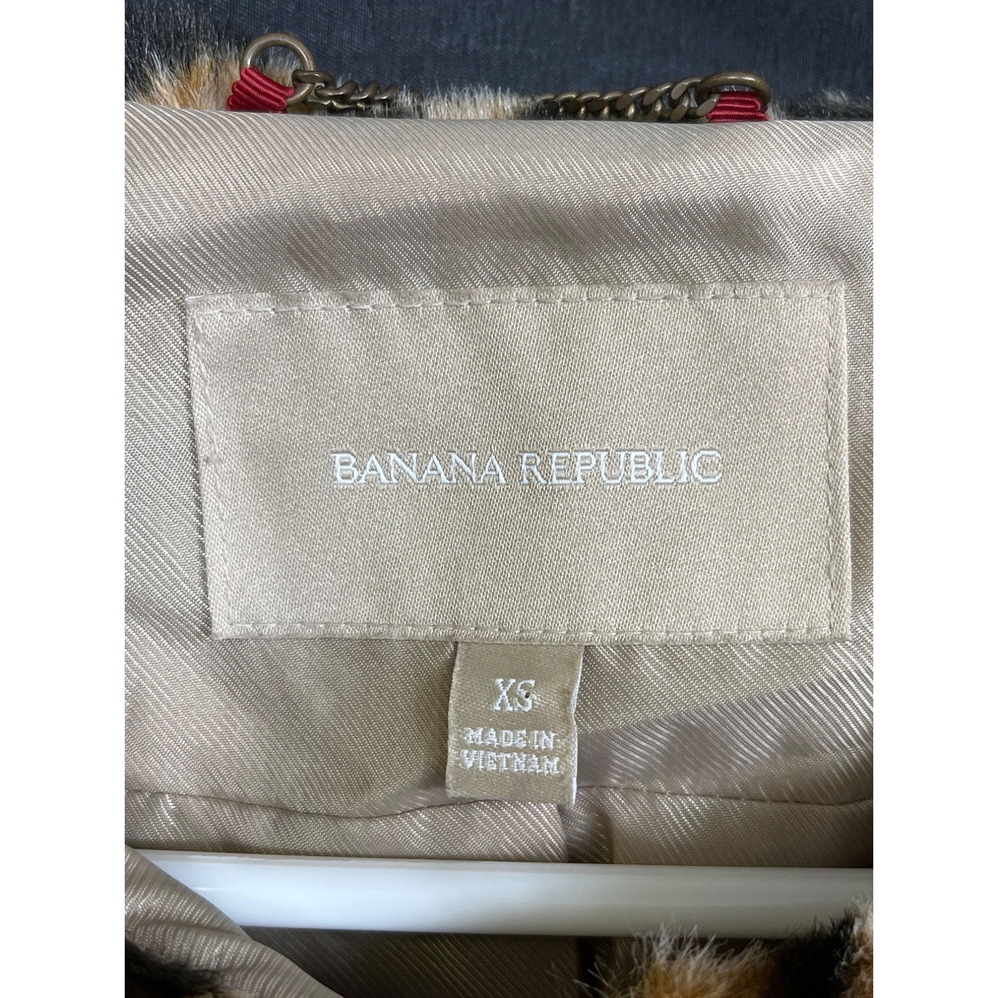 Banana Republic Banana Republic SKU 7894 Womens Faux Fur Tiger Print Jacket Size XS / US 0-2 / IT 36-38 - 2 Thumbnail