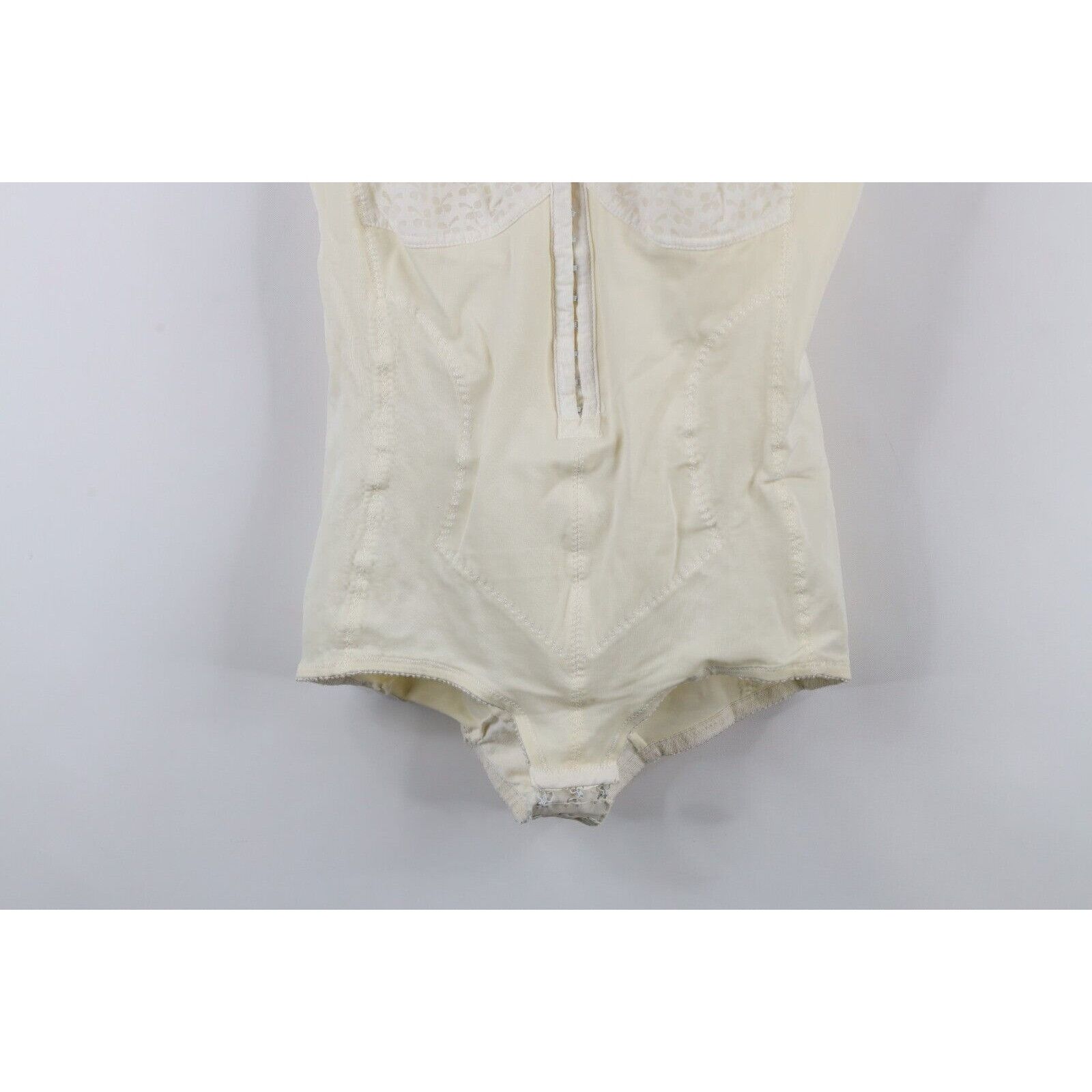 Vintage Vintage 60s 70s Rockabilly Lace Clasp Crotch Bodysuit Size L / US 10 / IT 46 - 3 Thumbnail