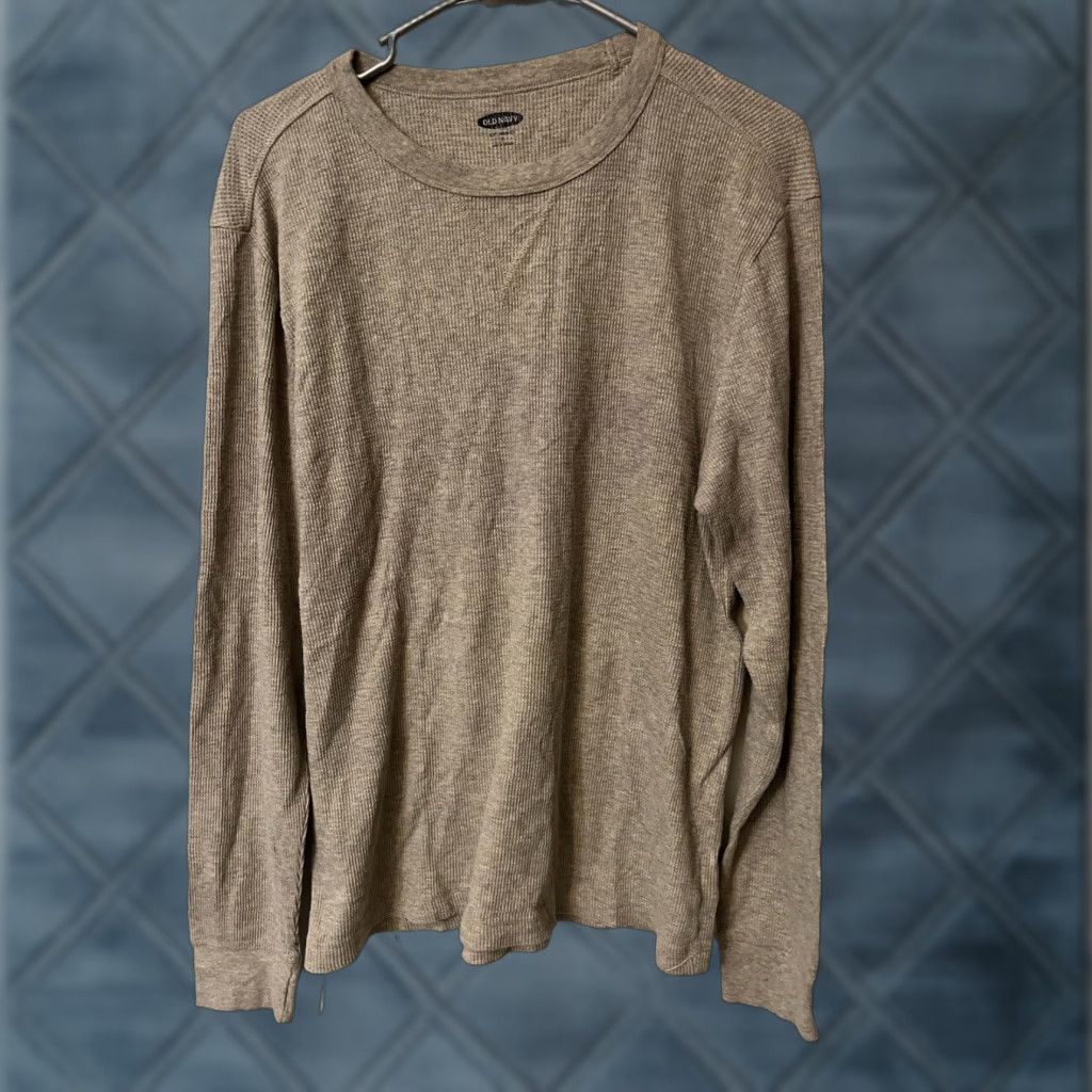 Old Navy Old Navy Shirt Mens L Brown Thermal Knit Long Sleeve Regular Crew Neck Vintage? No Size US L / EU 52-54 / 3 - 1 Thumbnail