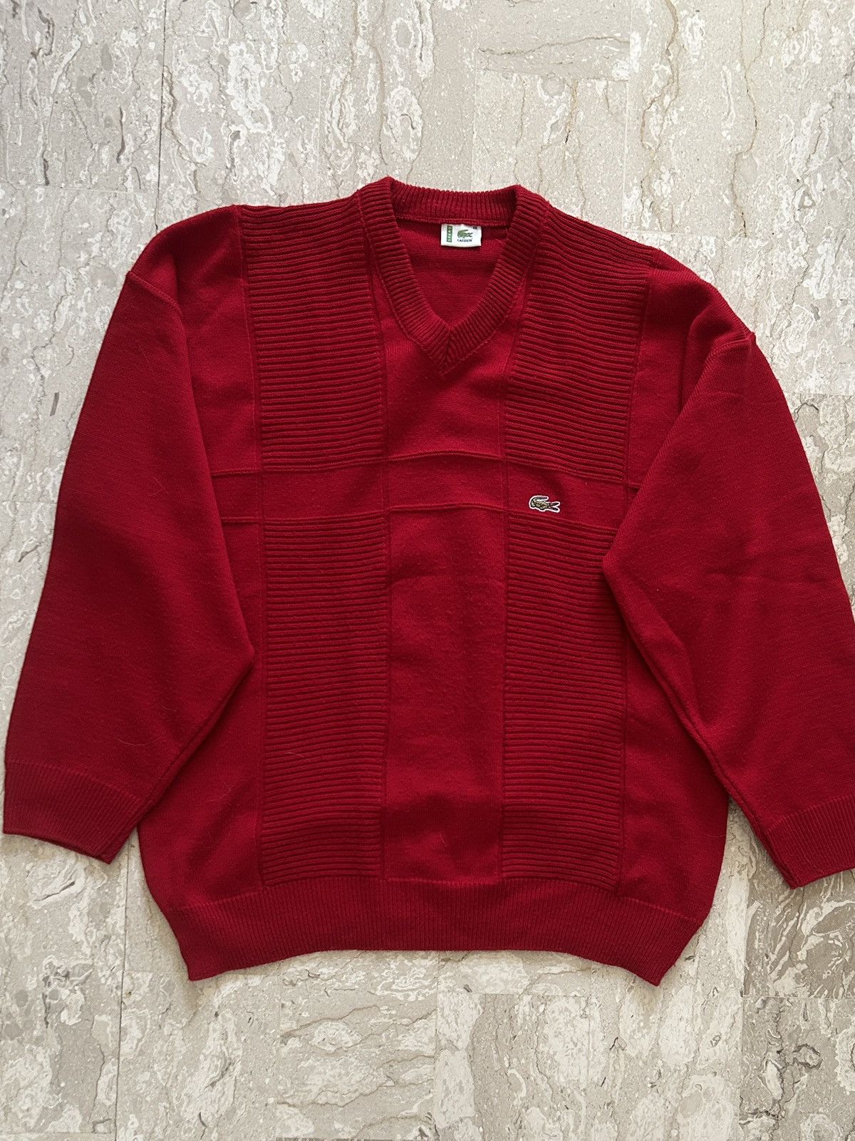 Lacoste Vintage Lacoste Knit Size US XXL / EU 58 / 5 - 2 Thumbnail