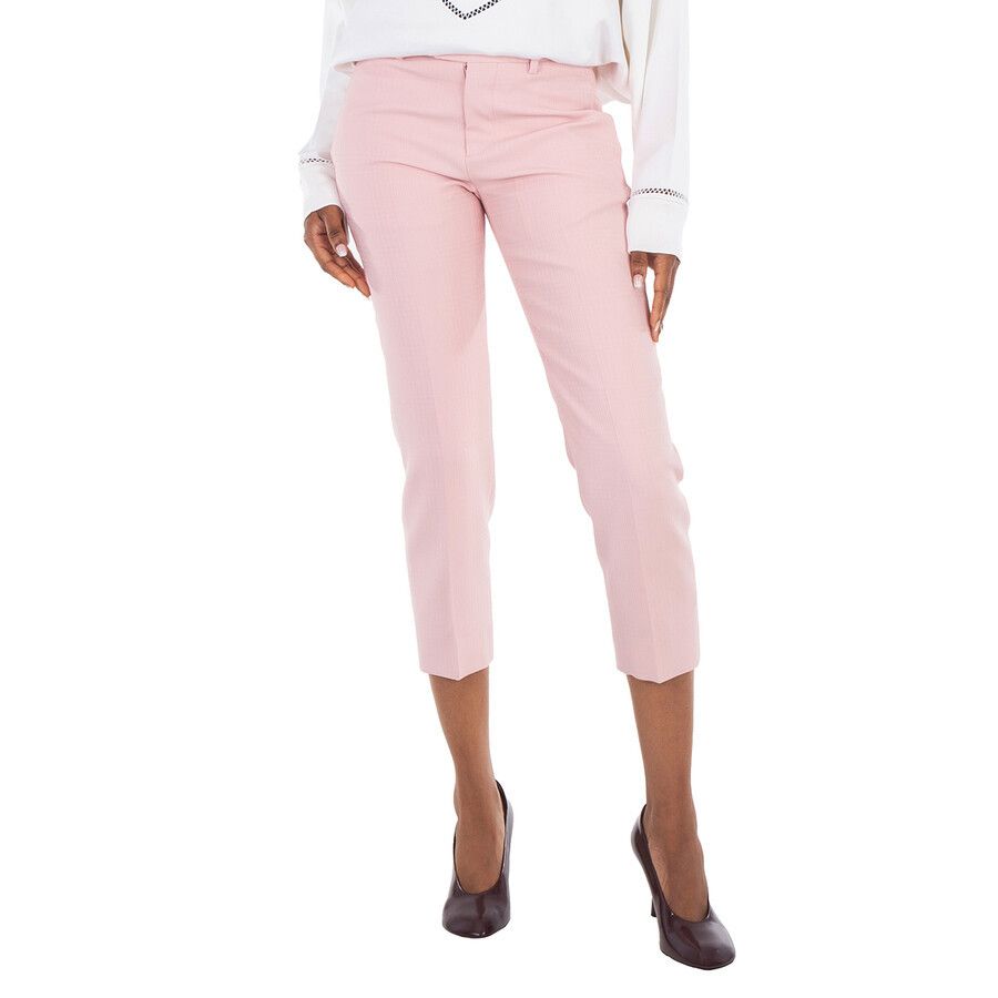 Burberry o1w1db10426 Straight Leg Trousers in Pink Size 28" / US 6 / IT 42 - 3 Thumbnail