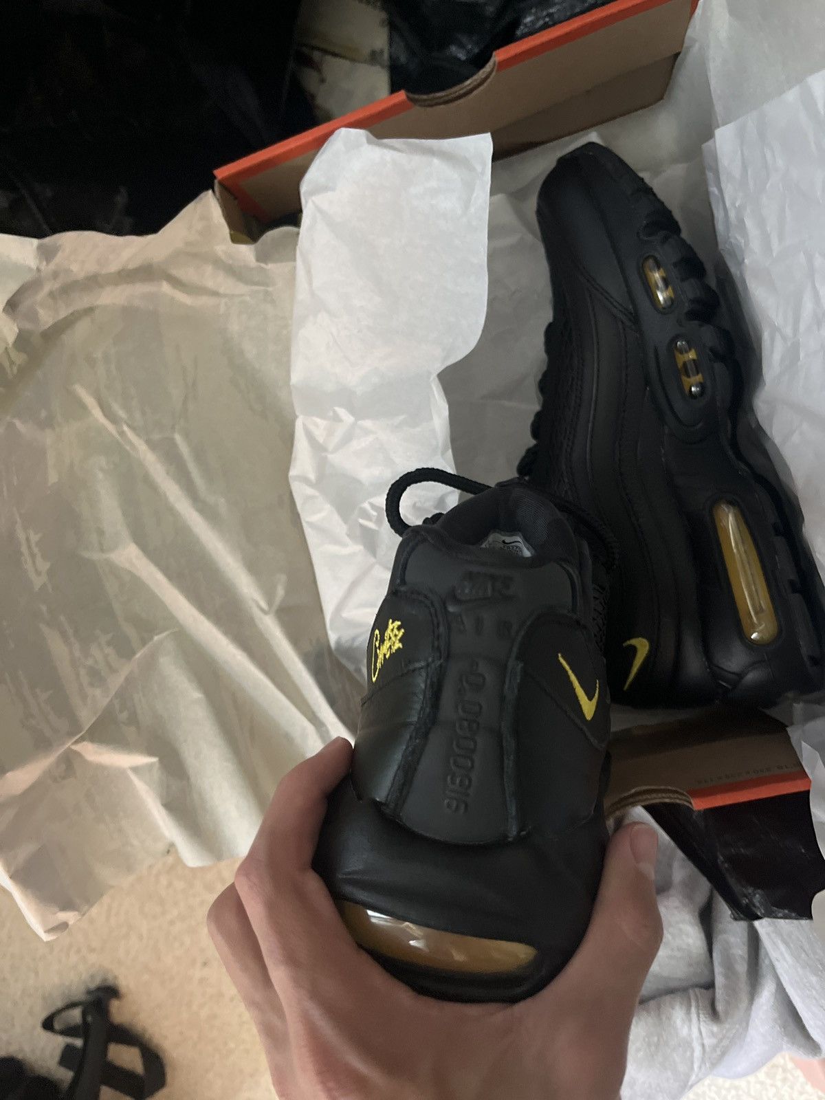 Corteiz × Nike Nike Air Max 95 Corteiz Honey Blacks size 8.5 Size US 8.5 / EU 41-42 - 10 Thumbnail