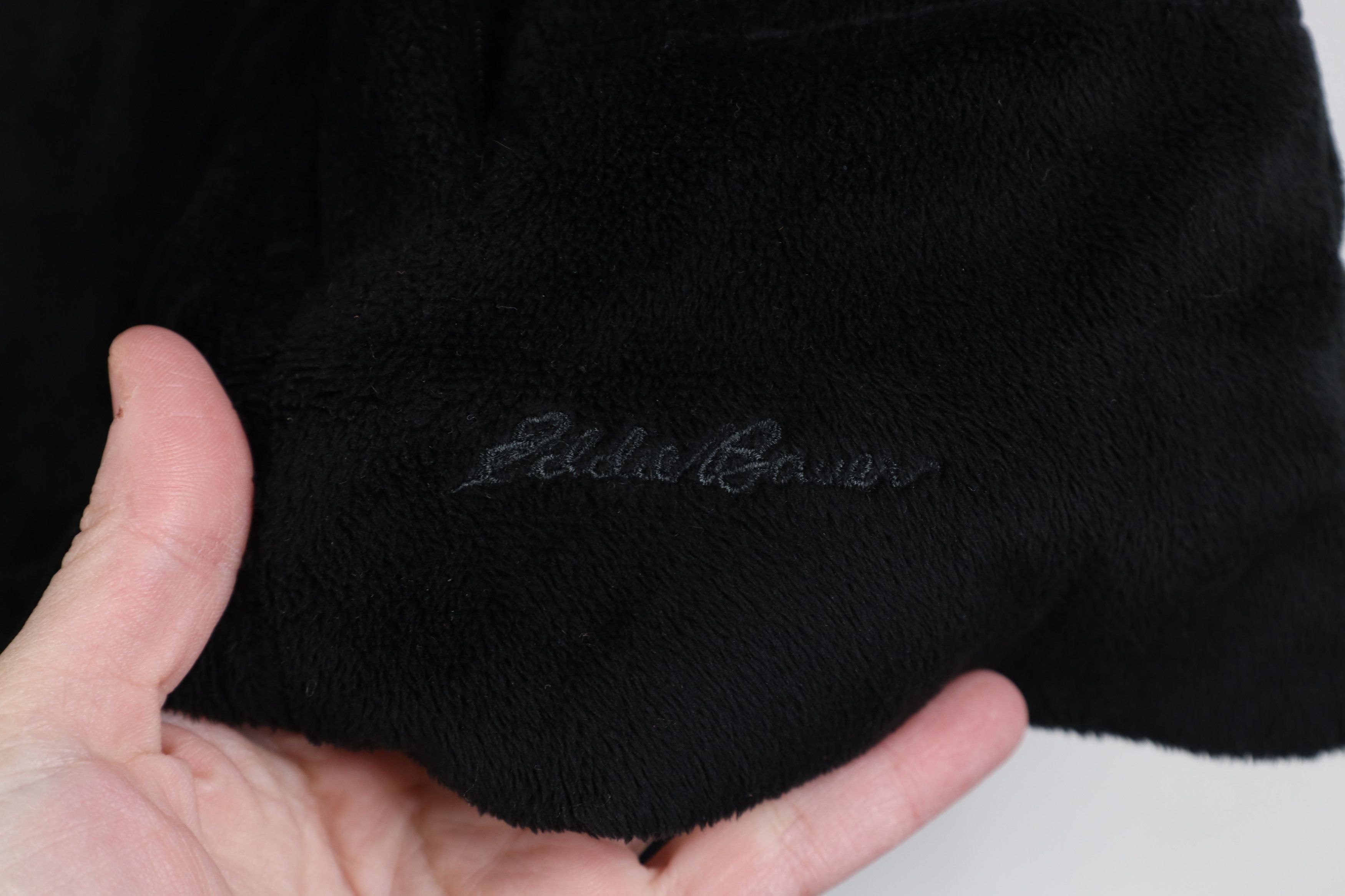 Eddie Bauer Vintage Eddie Bauer Down Fleece Puffer Vest Jacket Black Size L / US 10 / IT 46 - 4 Thumbnail