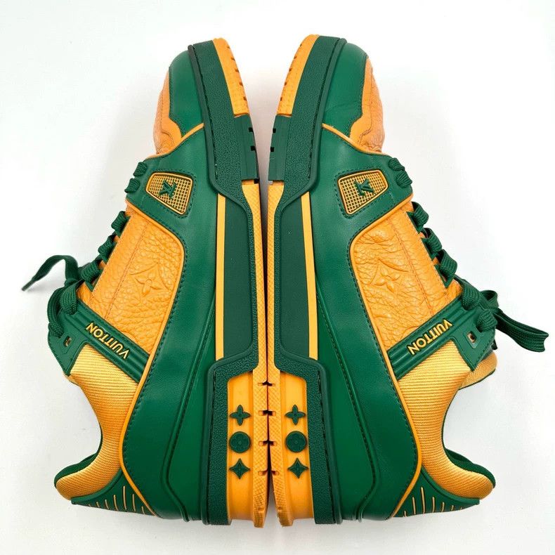 Louis Vuitton Louis Vuitton Trainer Brazilian yellow and green embossed Size US 9.5 / EU 42-43 - 8 Thumbnail
