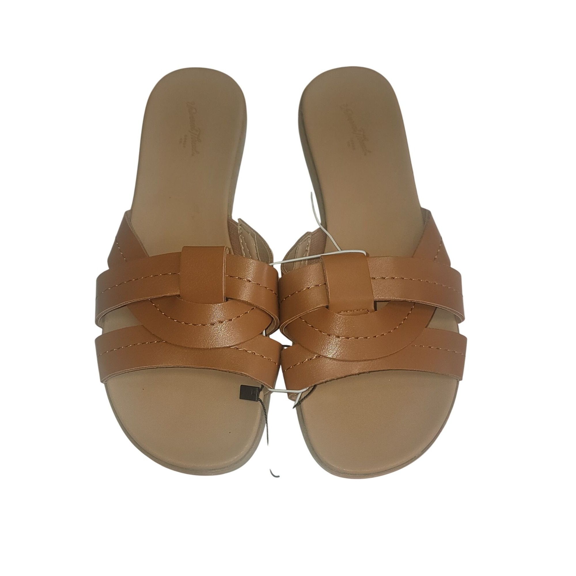 Other Womens Brown Strappy Slip-On Sandals Size 6.5 By Universal T Size US 6.5 / IT 36.5 - 1 Thumbnail