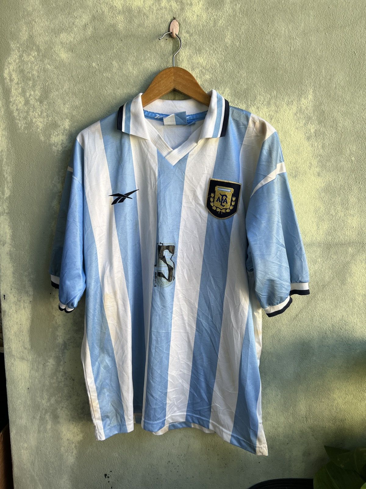 Reebok × Vintage 1999-2000-Rare Argentina Home Jersey Size US L / EU 52-54 / 3 - 1 Thumbnail